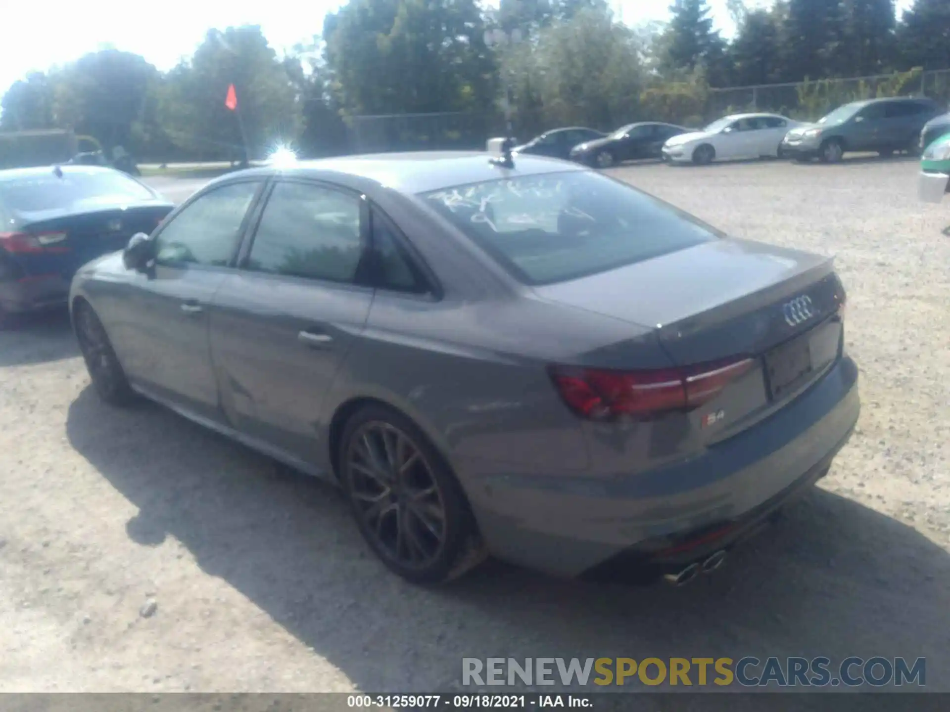 3 Photograph of a damaged car WAUC4AF42MA030454 AUDI S4 2021