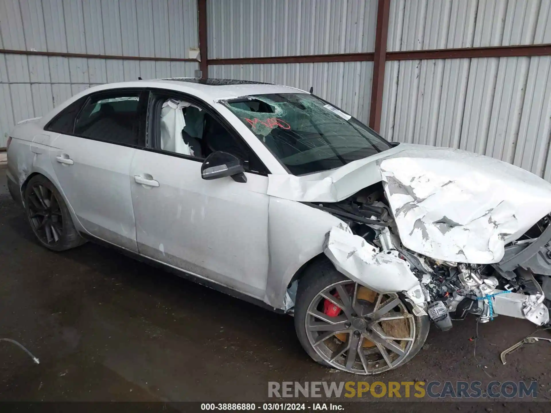 12 Photograph of a damaged car WAUB4AF45PA061293 AUDI S4 2023