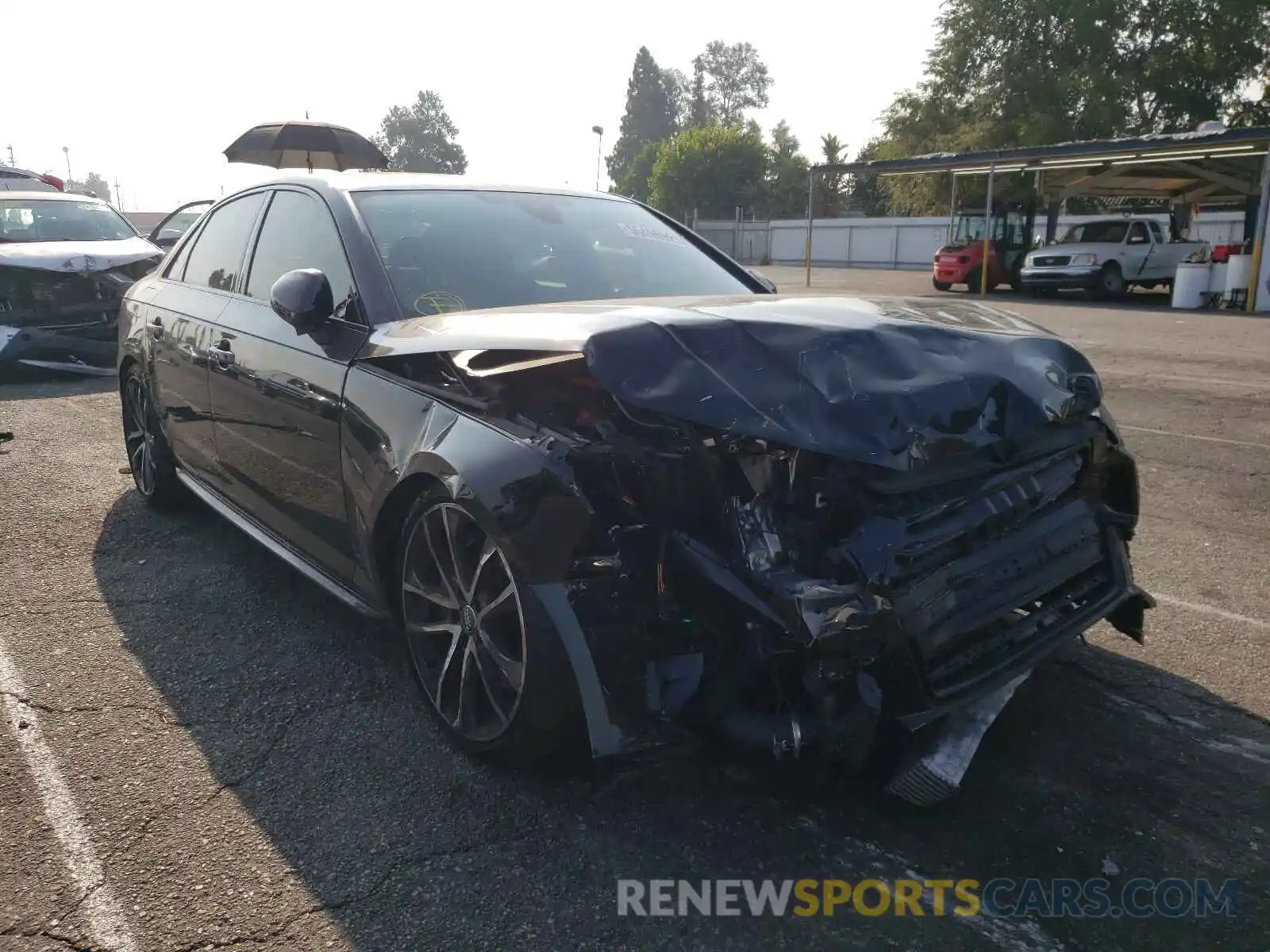 1 Photograph of a damaged car WAUA4AF40KA109397 AUDI S4/RS4 2019