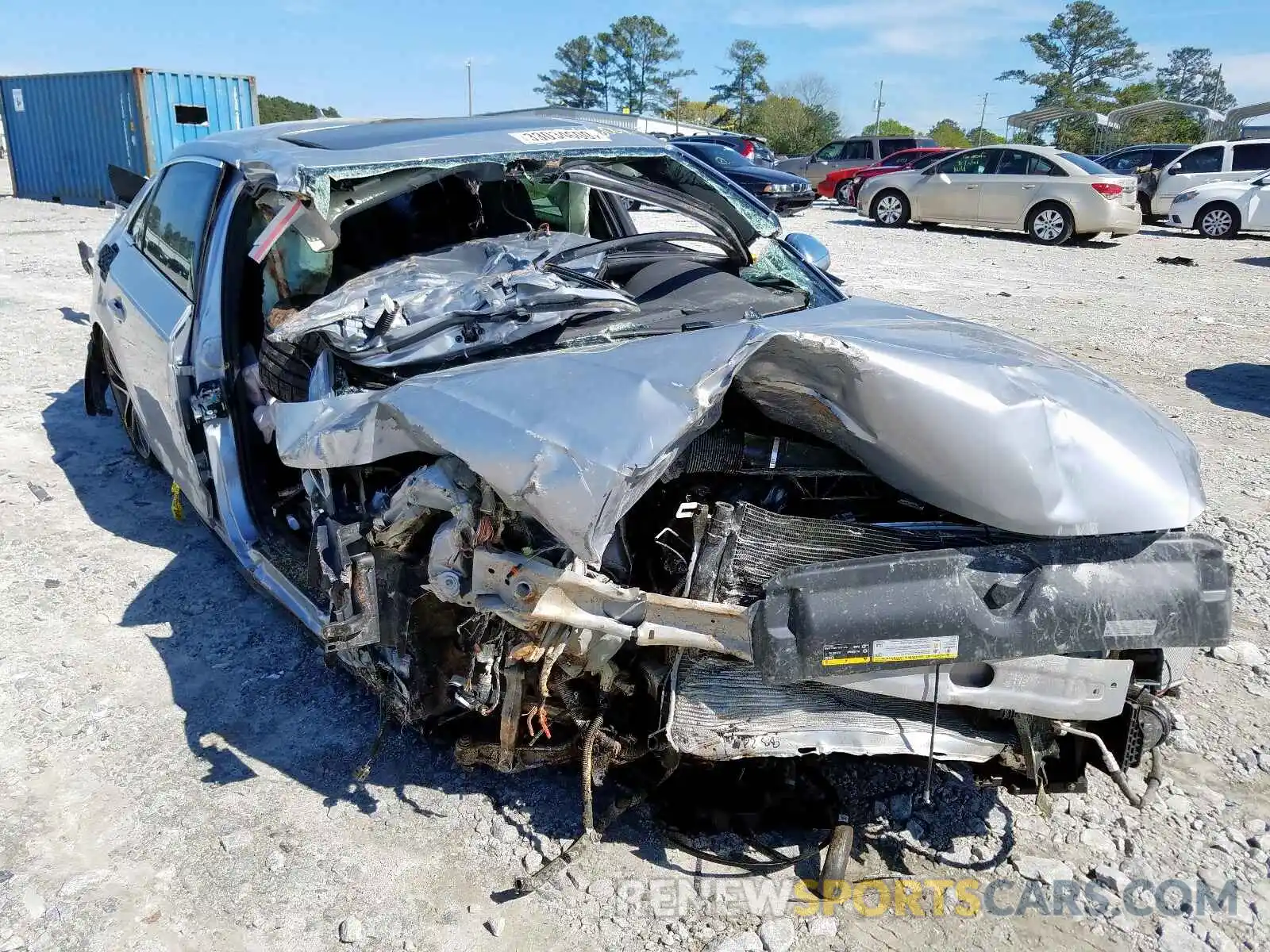 1 Photograph of a damaged car WAUA4AF48KA109244 AUDI S4/RS4 2019