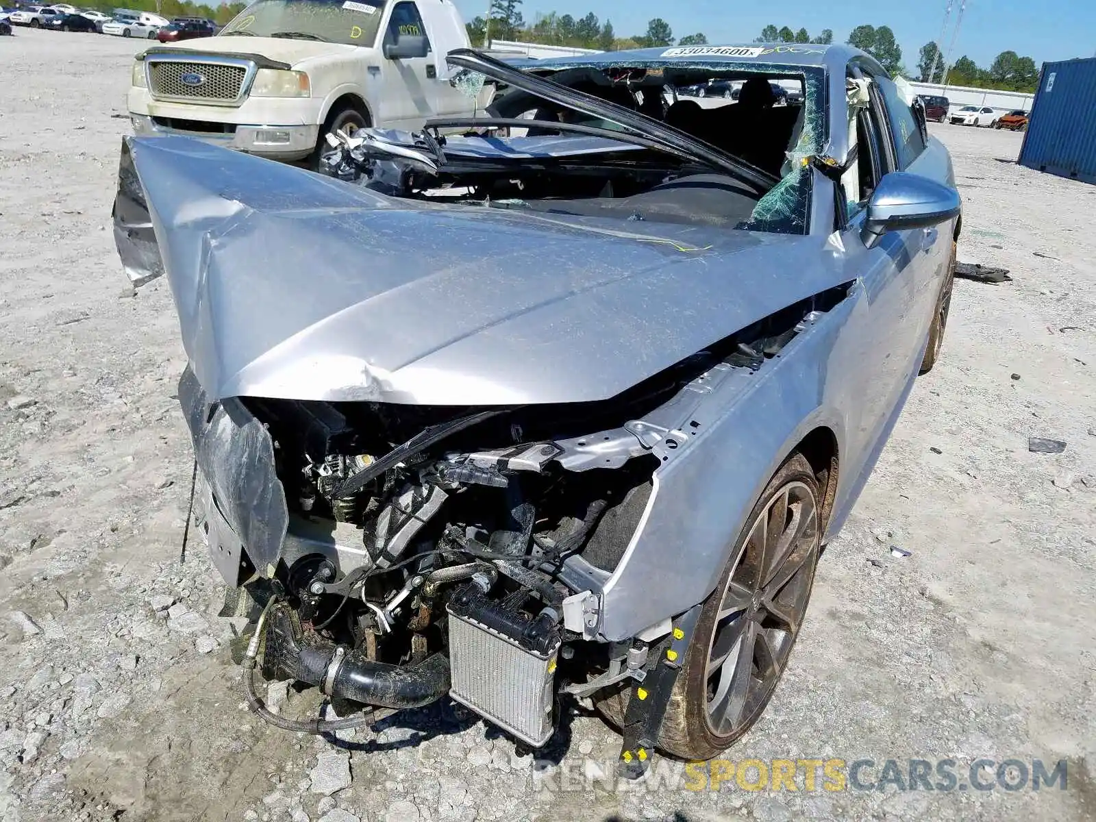 2 Photograph of a damaged car WAUA4AF48KA109244 AUDI S4/RS4 2019