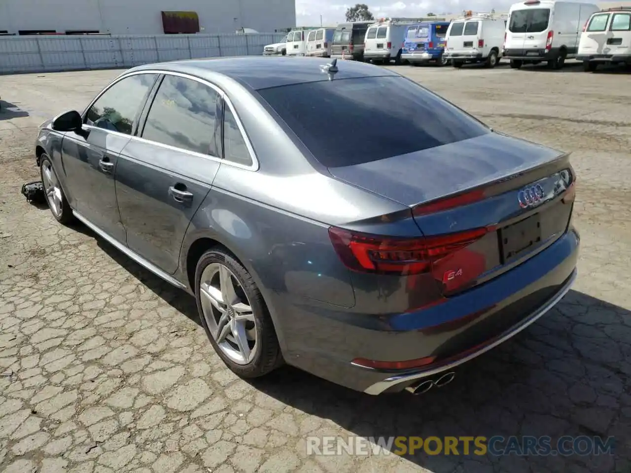 3 Фотография поврежденного автомобиля WAUA4AF49KA074505 AUDI S4/RS4 2019