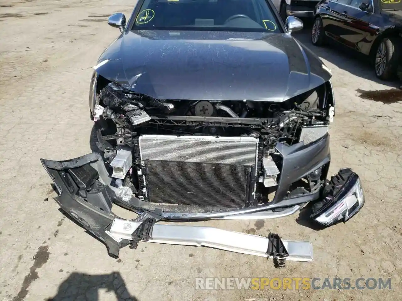 9 Photograph of a damaged car WAUA4AF49KA074505 AUDI S4/RS4 2019