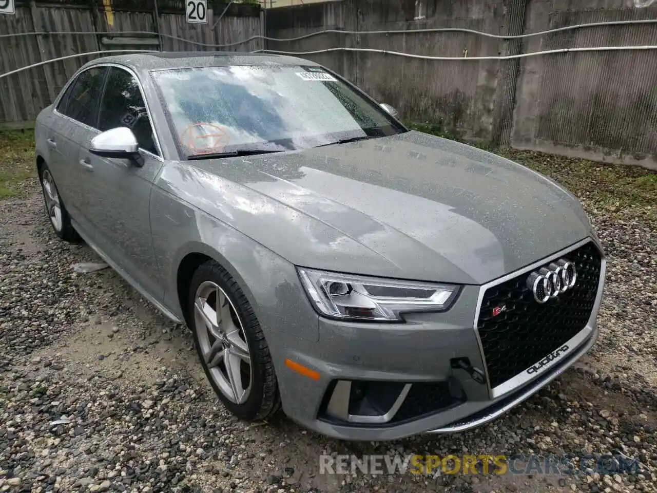 1 Photograph of a damaged car WAUB4AF40KA028520 AUDI S4/RS4 2019