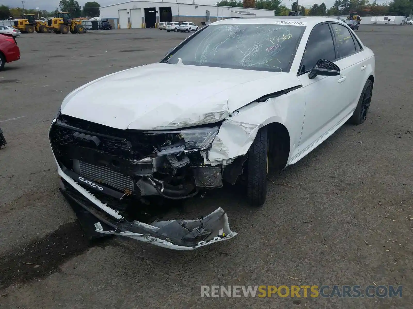 2 Photograph of a damaged car WAUB4AF41KA005294 AUDI S4/RS4 2019