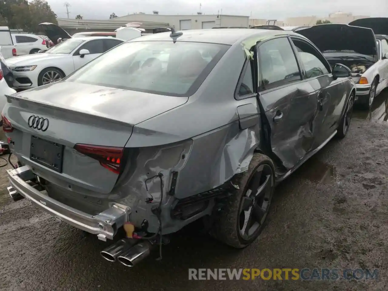 4 Photograph of a damaged car WAUB4AF41KA092730 AUDI S4/RS4 2019