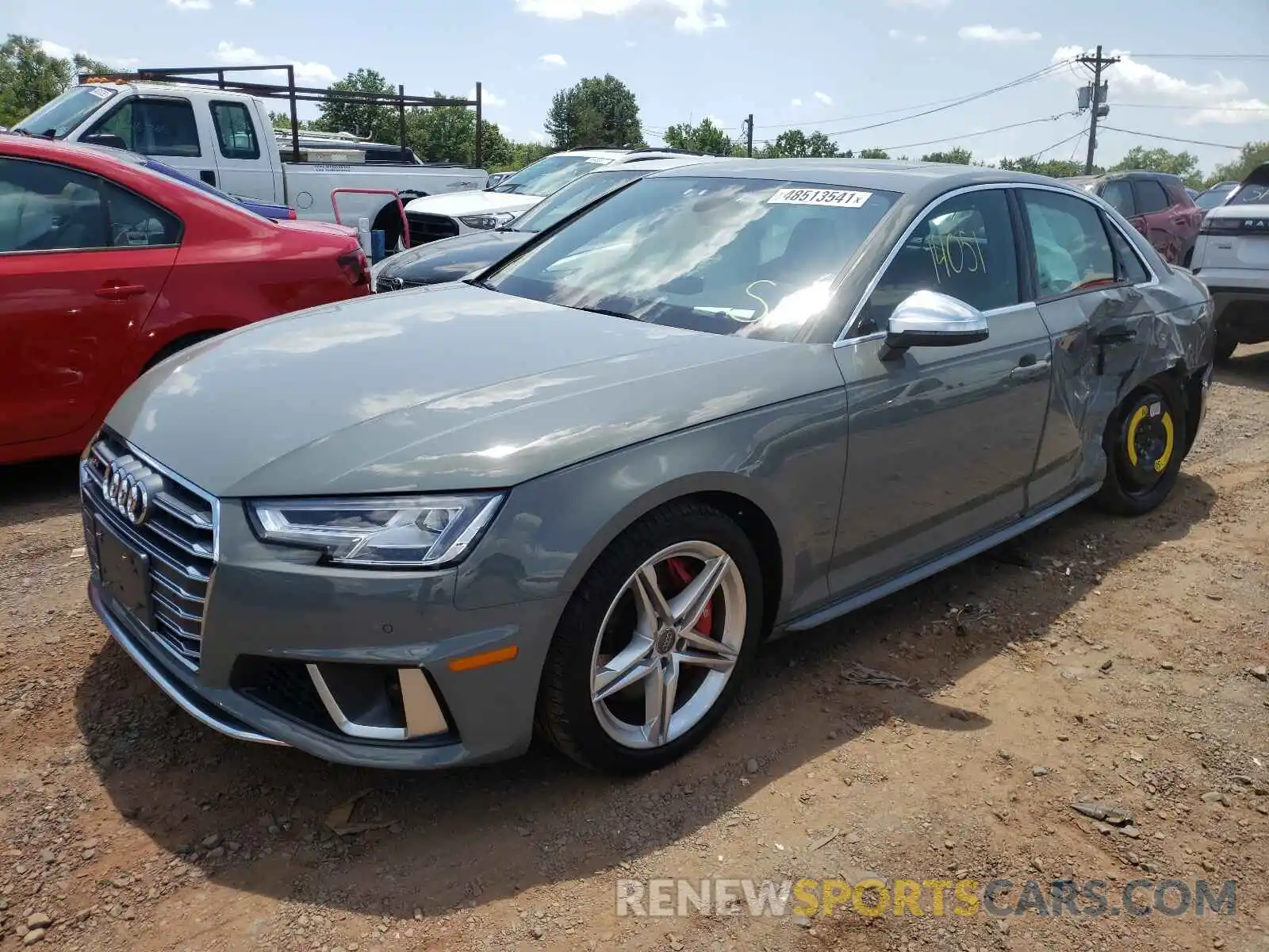 2 Photograph of a damaged car WAUB4AF41KA105637 AUDI S4/RS4 2019