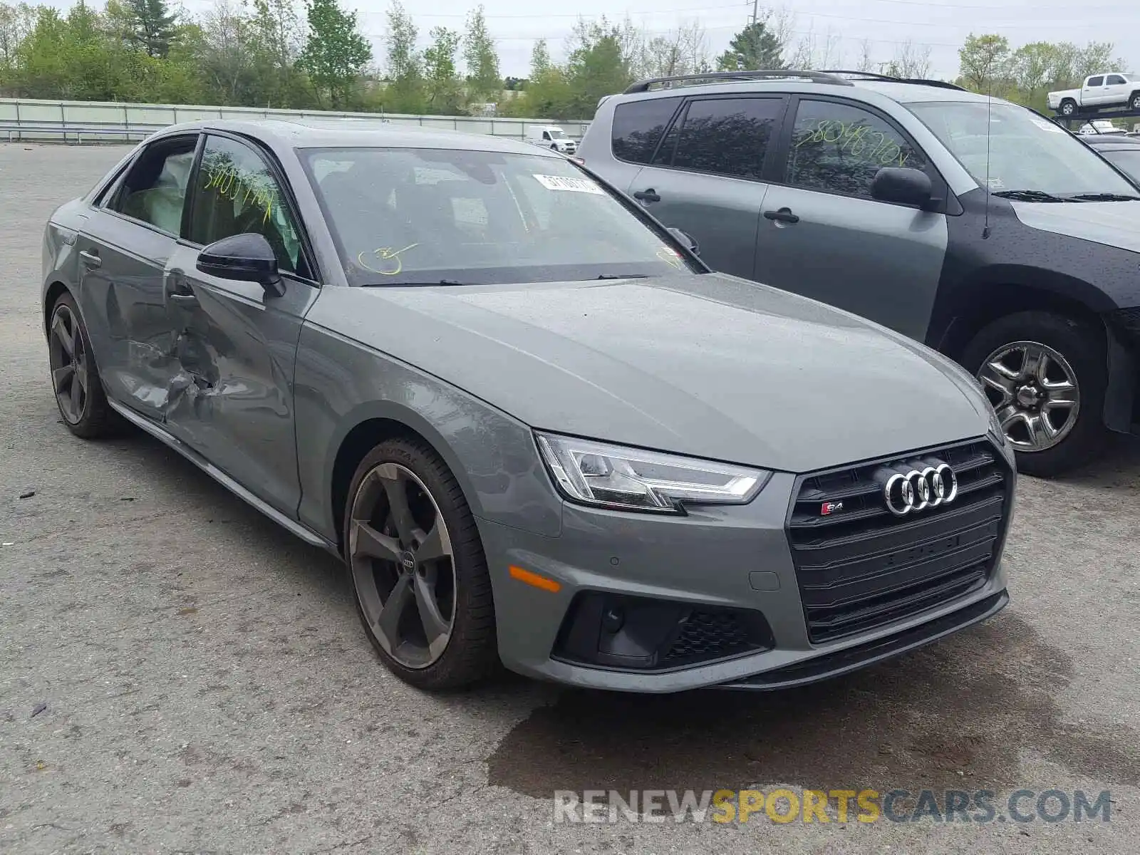 1 Photograph of a damaged car WAUB4AF42KA005790 AUDI S4/RS4 2019