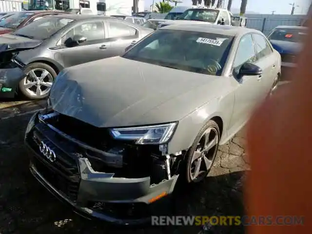 2 Photograph of a damaged car WAUB4AF42KA073930 AUDI S4/RS4 2019