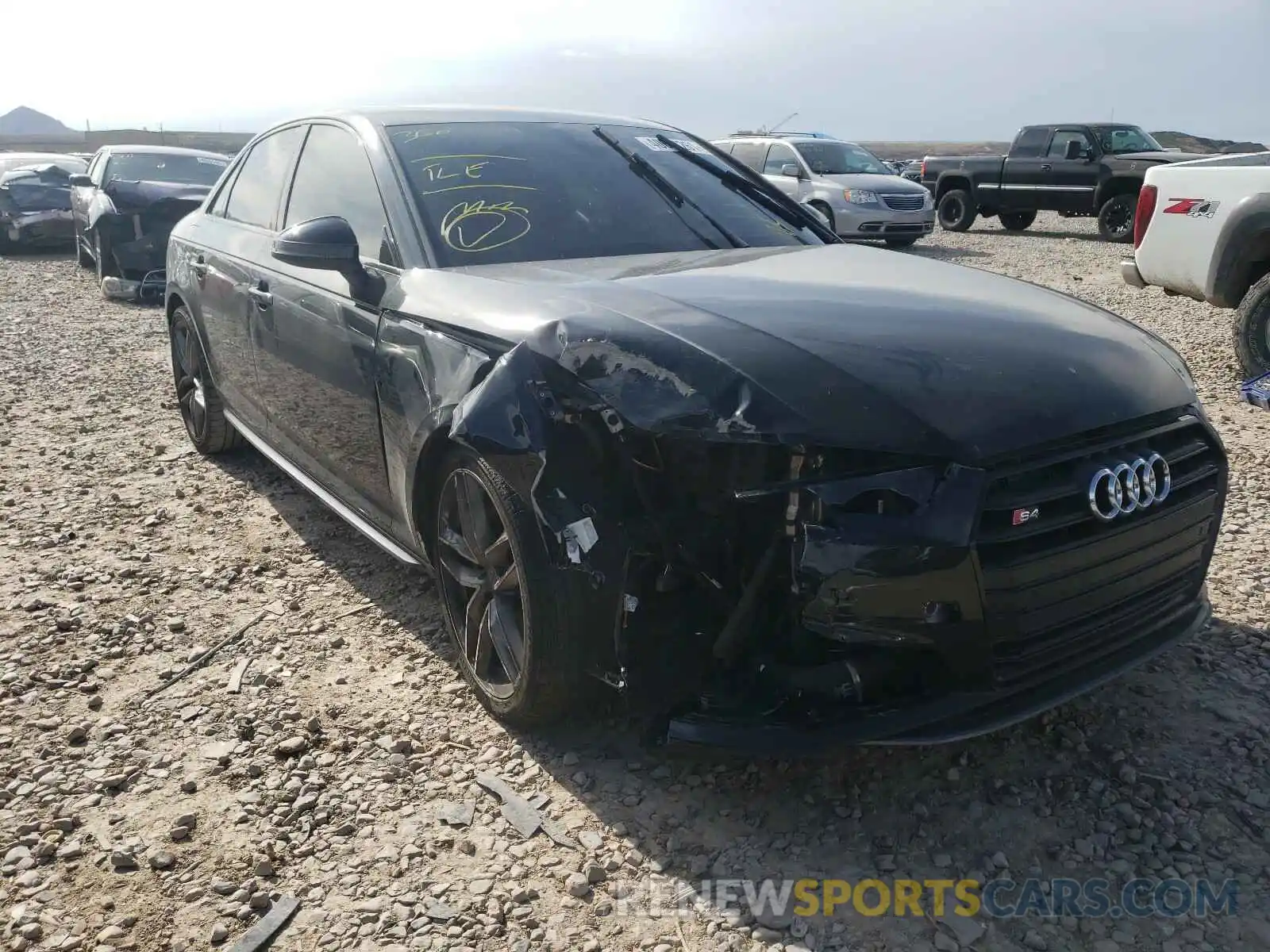 1 Photograph of a damaged car WAUB4AF44KA105440 AUDI S4/RS4 2019