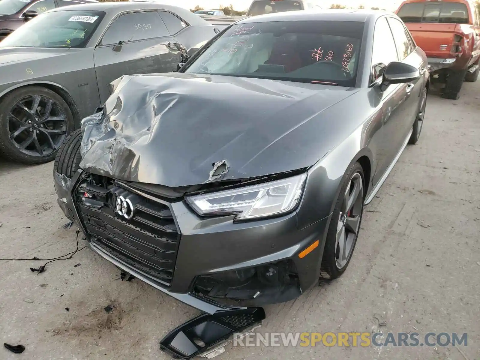 2 Photograph of a damaged car WAUB4AF45KA111943 AUDI S4/RS4 2019