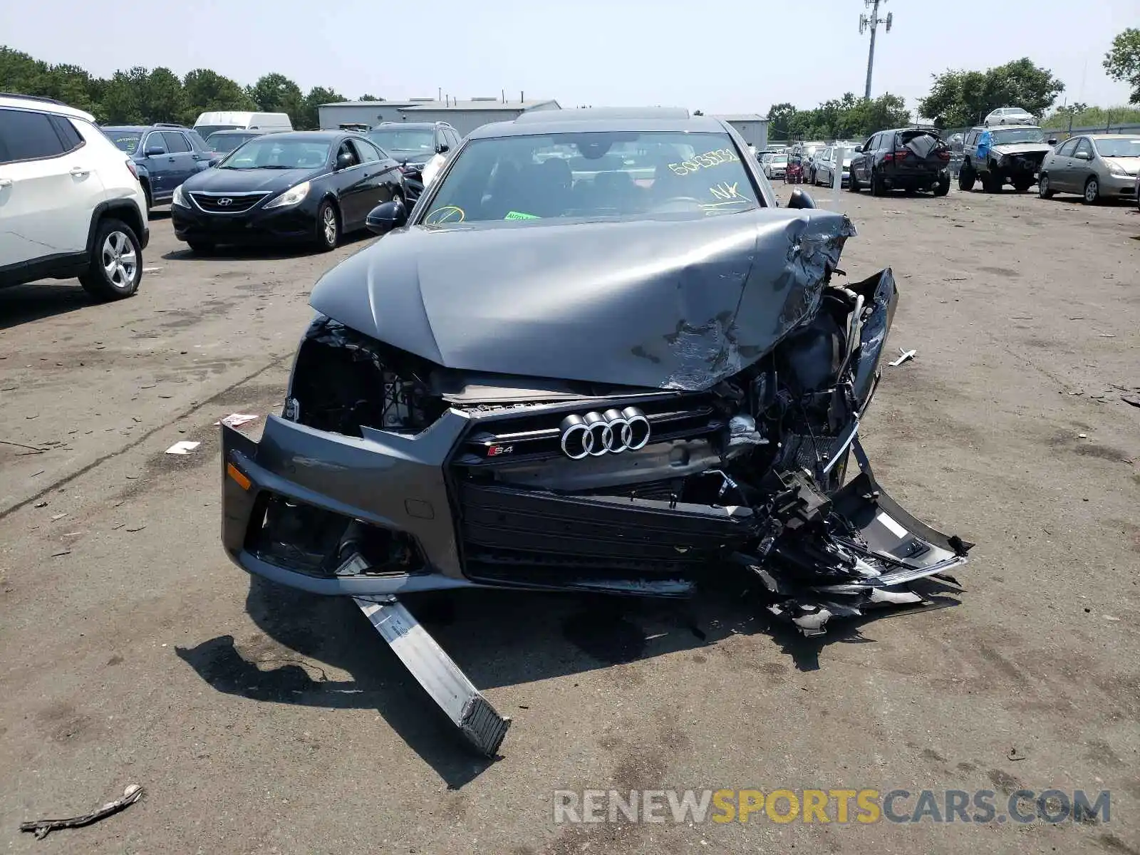 9 Photograph of a damaged car WAUB4AF46KA106167 AUDI S4/RS4 2019