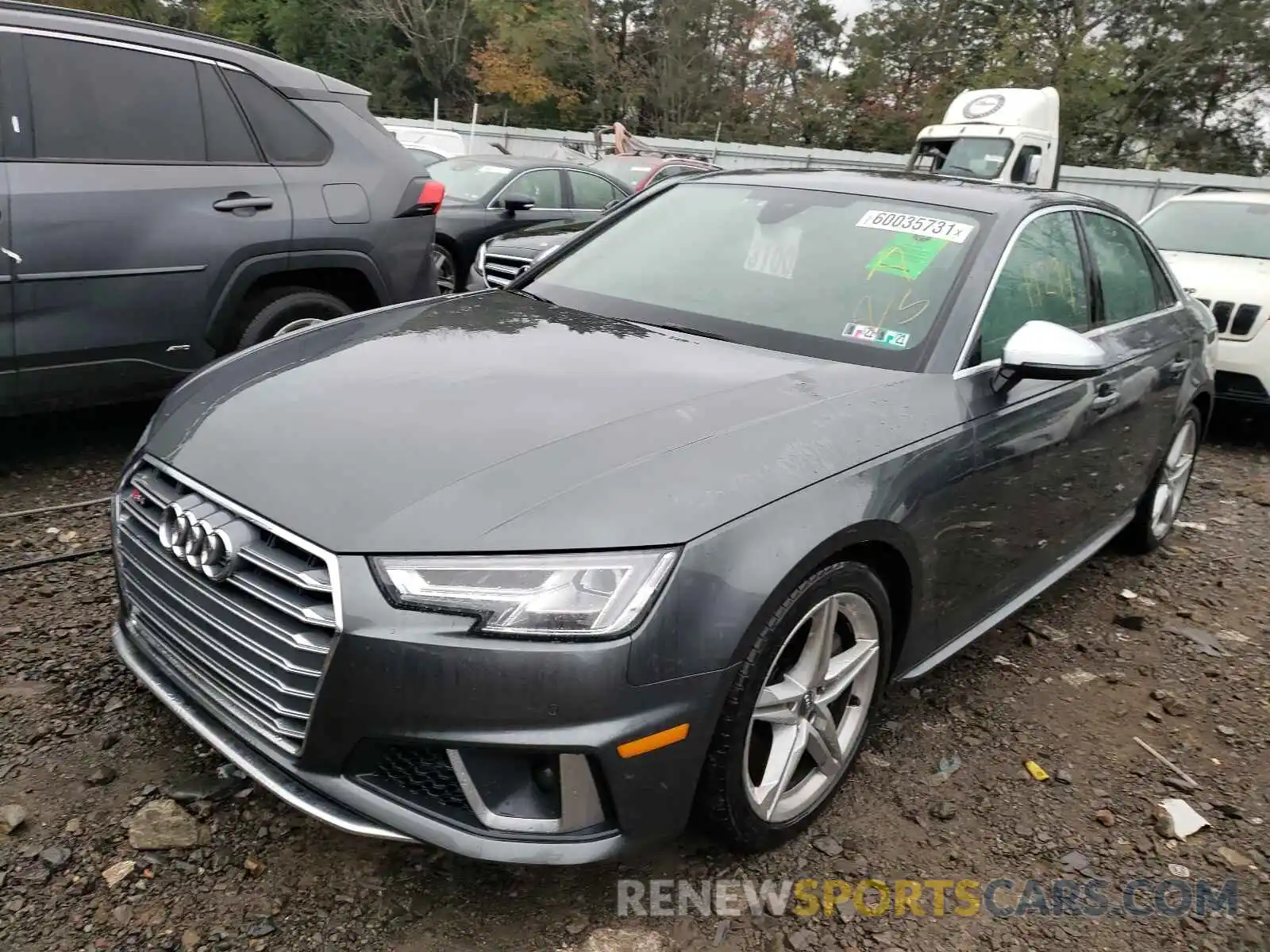 2 Photograph of a damaged car WAUB4AF46KA118951 AUDI S4/RS4 2019