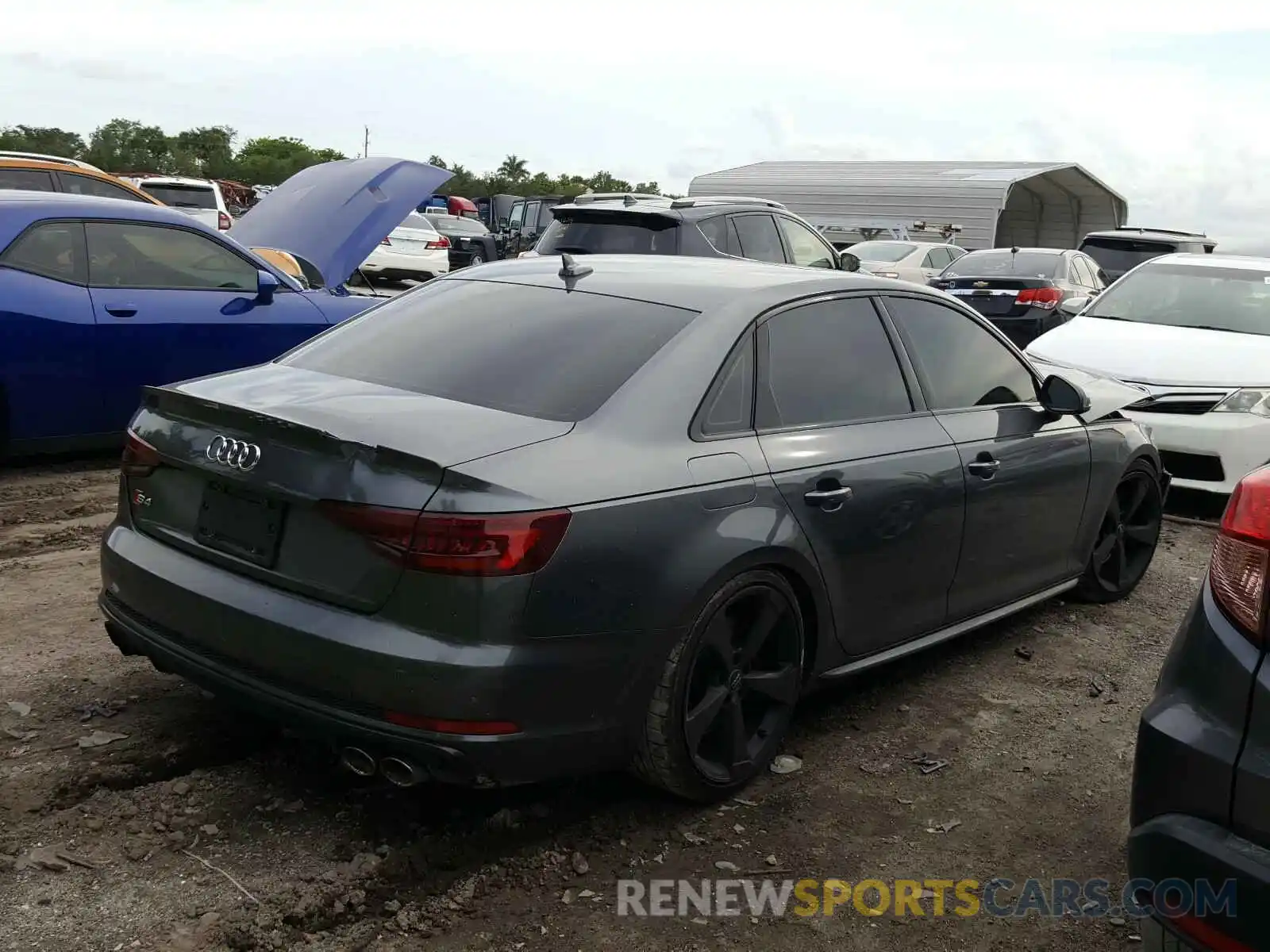 4 Photograph of a damaged car WAUB4AF47KA001248 AUDI S4/RS4 2019