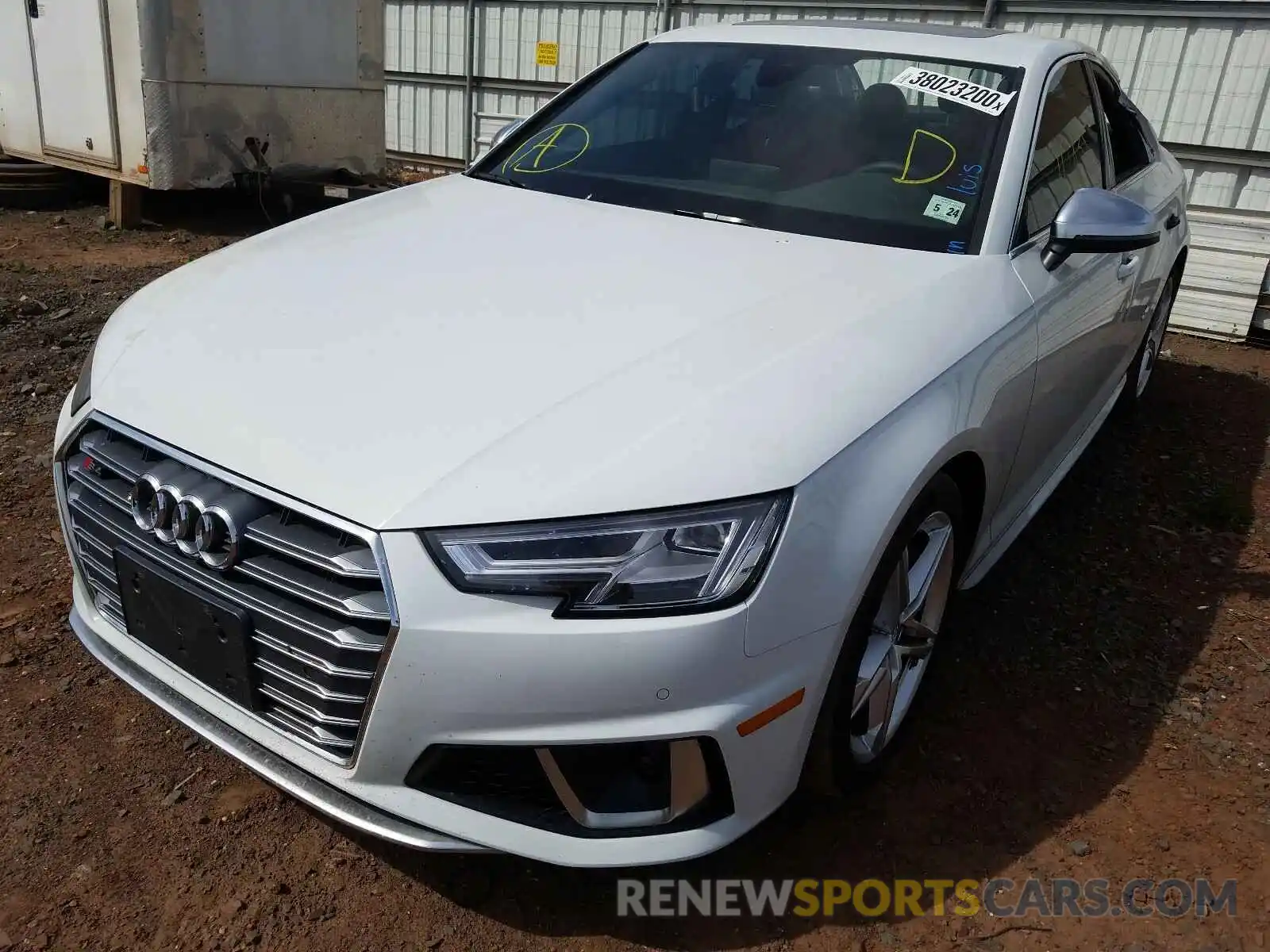 2 Photograph of a damaged car WAUB4AF47KA002707 AUDI S4/RS4 2019