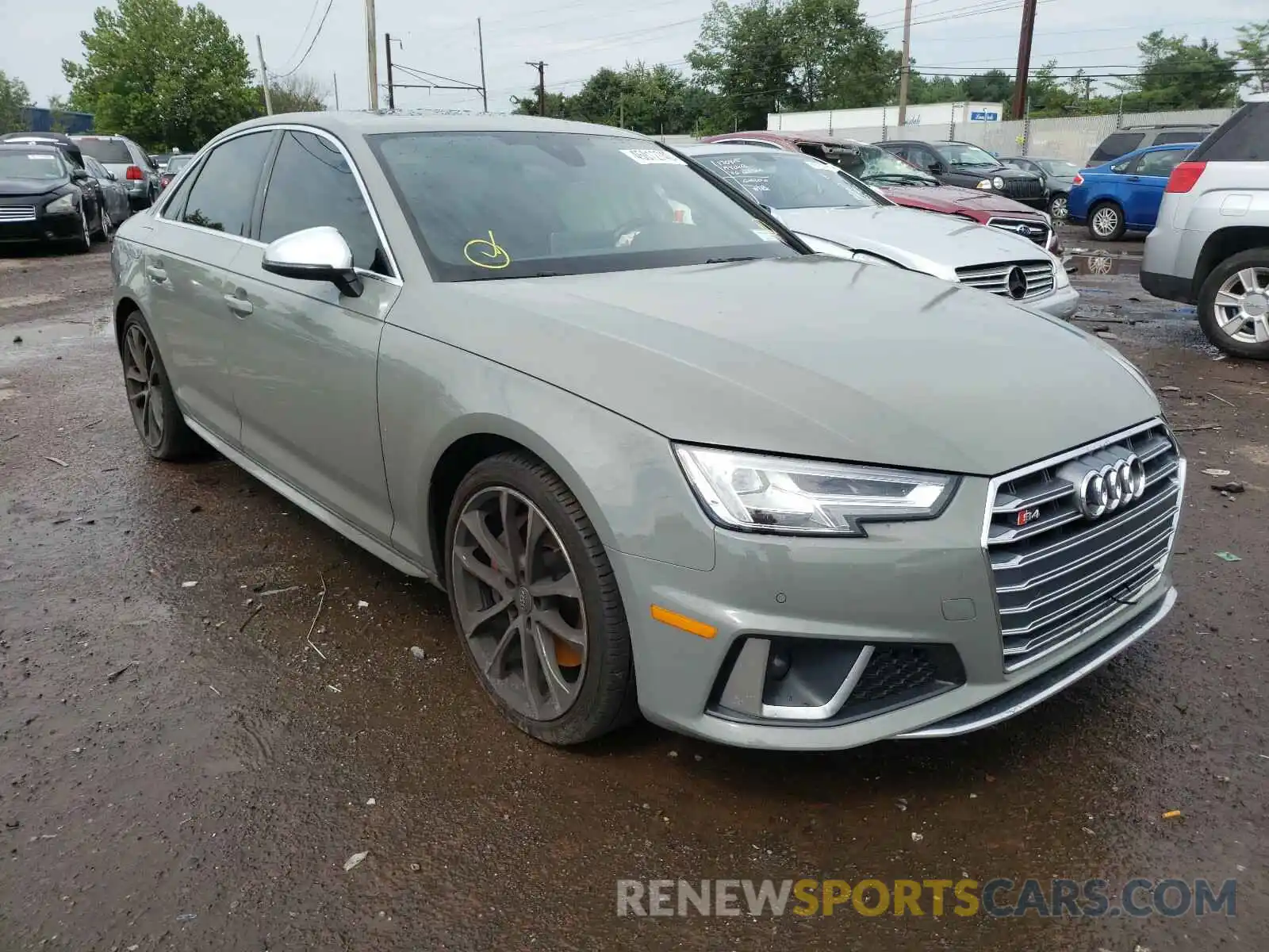 1 Photograph of a damaged car WAUB4AF47KA003758 AUDI S4/RS4 2019