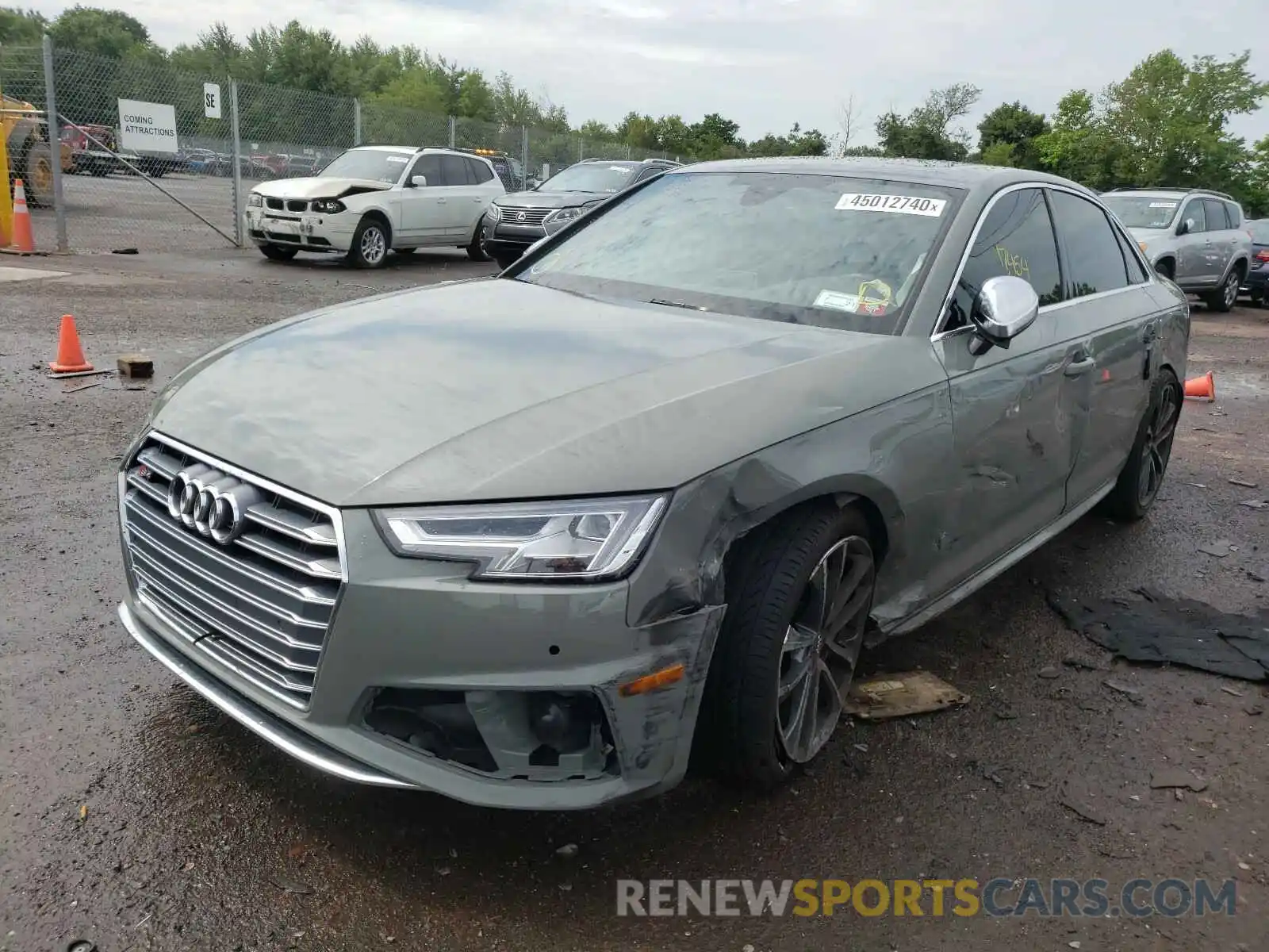 2 Photograph of a damaged car WAUB4AF47KA003758 AUDI S4/RS4 2019