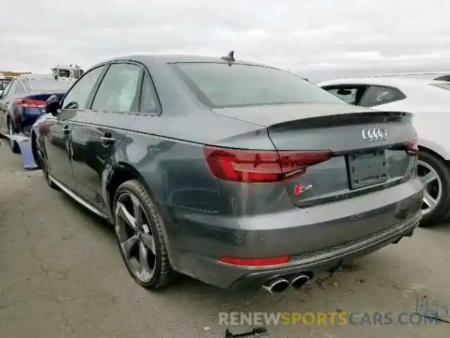 3 Photograph of a damaged car WAUB4AF47KA005817 AUDI S4/RS4 2019