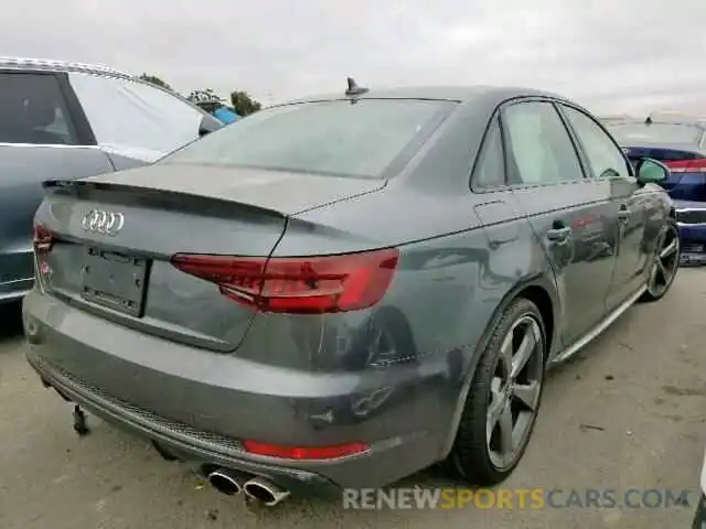 4 Photograph of a damaged car WAUB4AF47KA005817 AUDI S4/RS4 2019