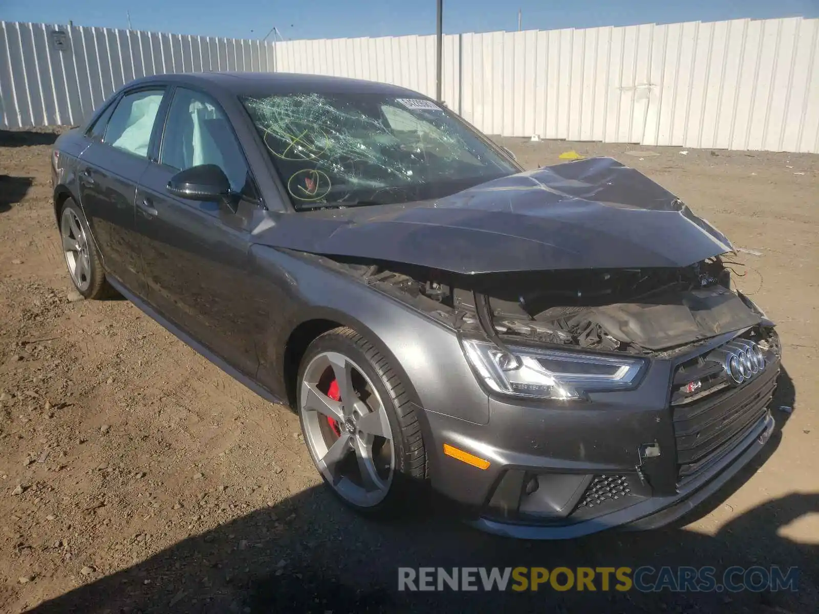 1 Photograph of a damaged car WAUB4AF47KA030040 AUDI S4/RS4 2019