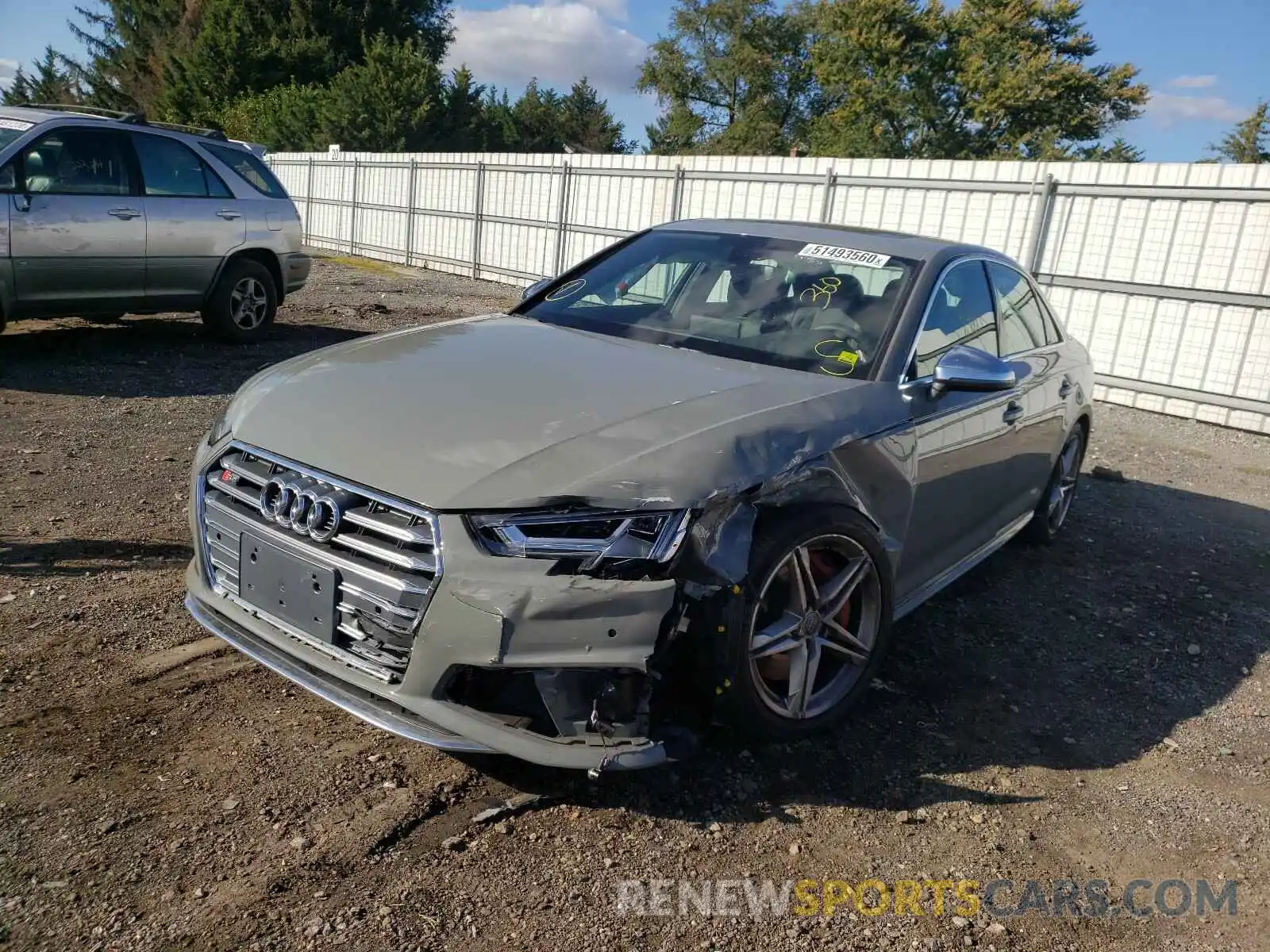 2 Photograph of a damaged car WAUB4AF47KA083403 AUDI S4/RS4 2019