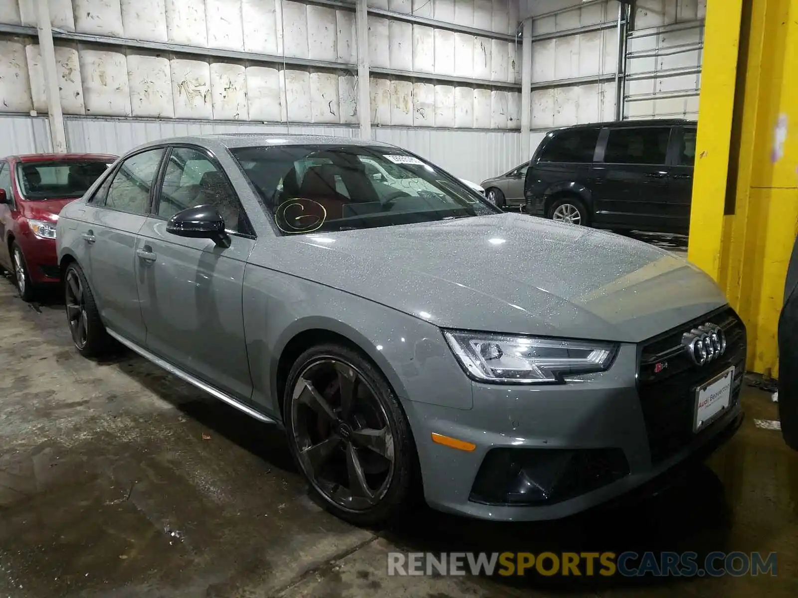 1 Photograph of a damaged car WAUB4AF47KA112284 AUDI S4/RS4 2019