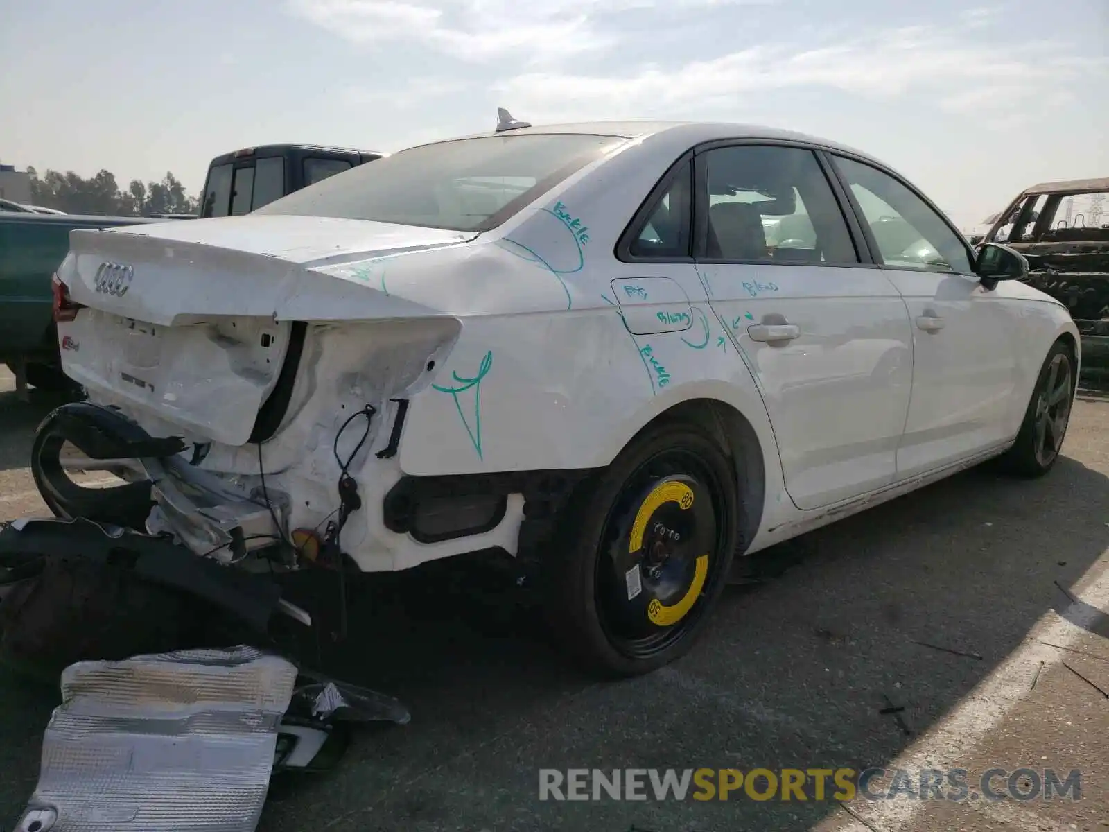 4 Photograph of a damaged car WAUB4AF48KA051706 AUDI S4/RS4 2019