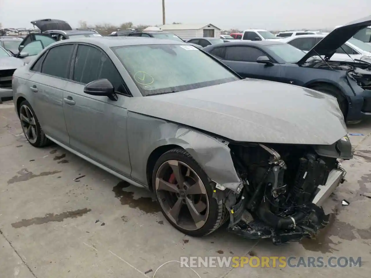 1 Photograph of a damaged car WAUB4AF49KA003454 AUDI S4/RS4 2019