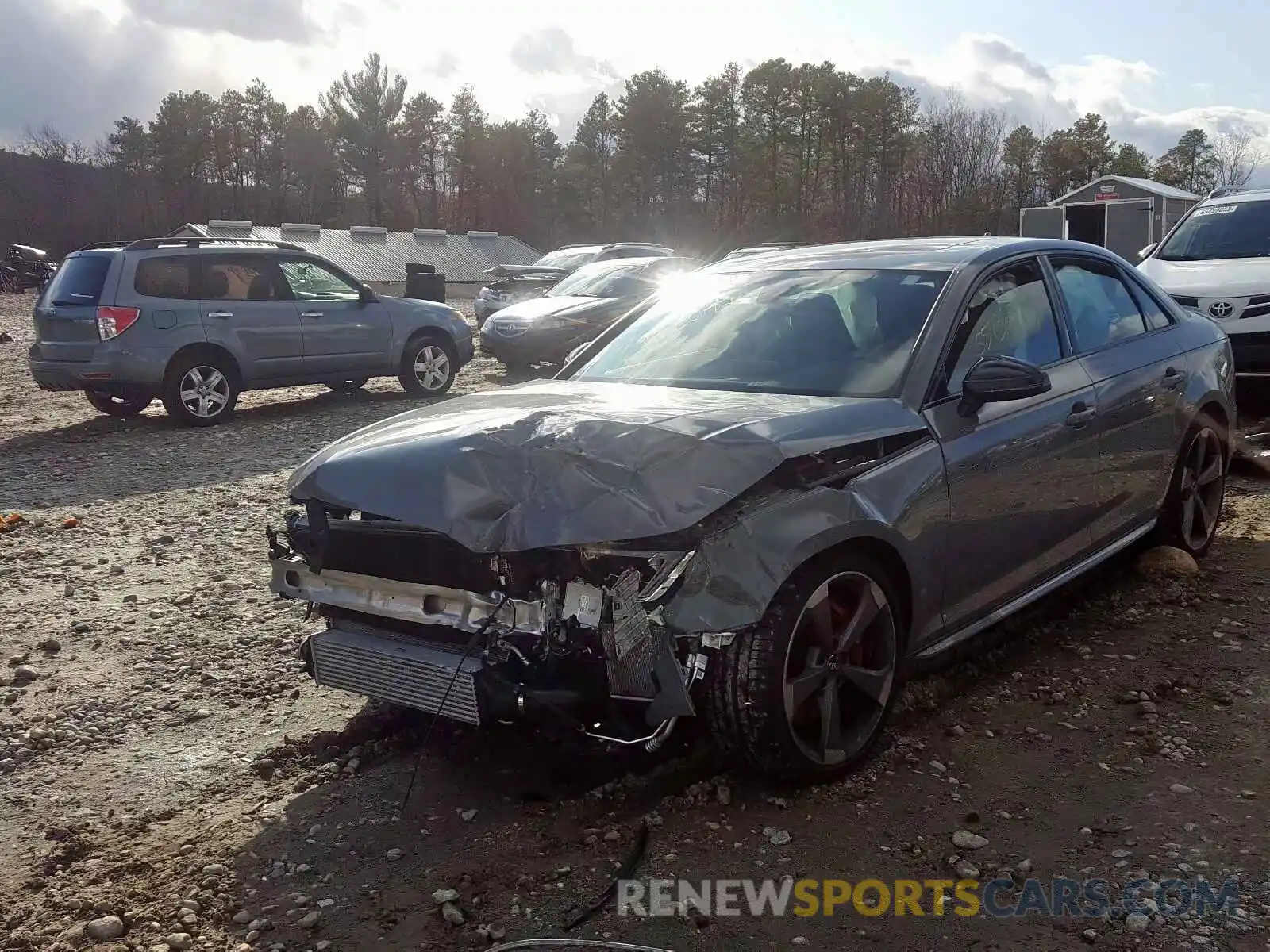 2 Photograph of a damaged car WAUB4AF49KA003602 AUDI S4/RS4 2019