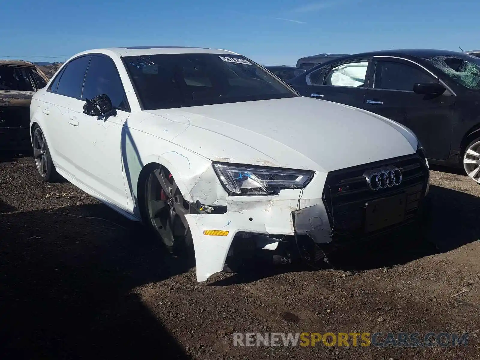 1 Photograph of a damaged car WAUB4AF4XKA066594 AUDI S4/RS4 2019