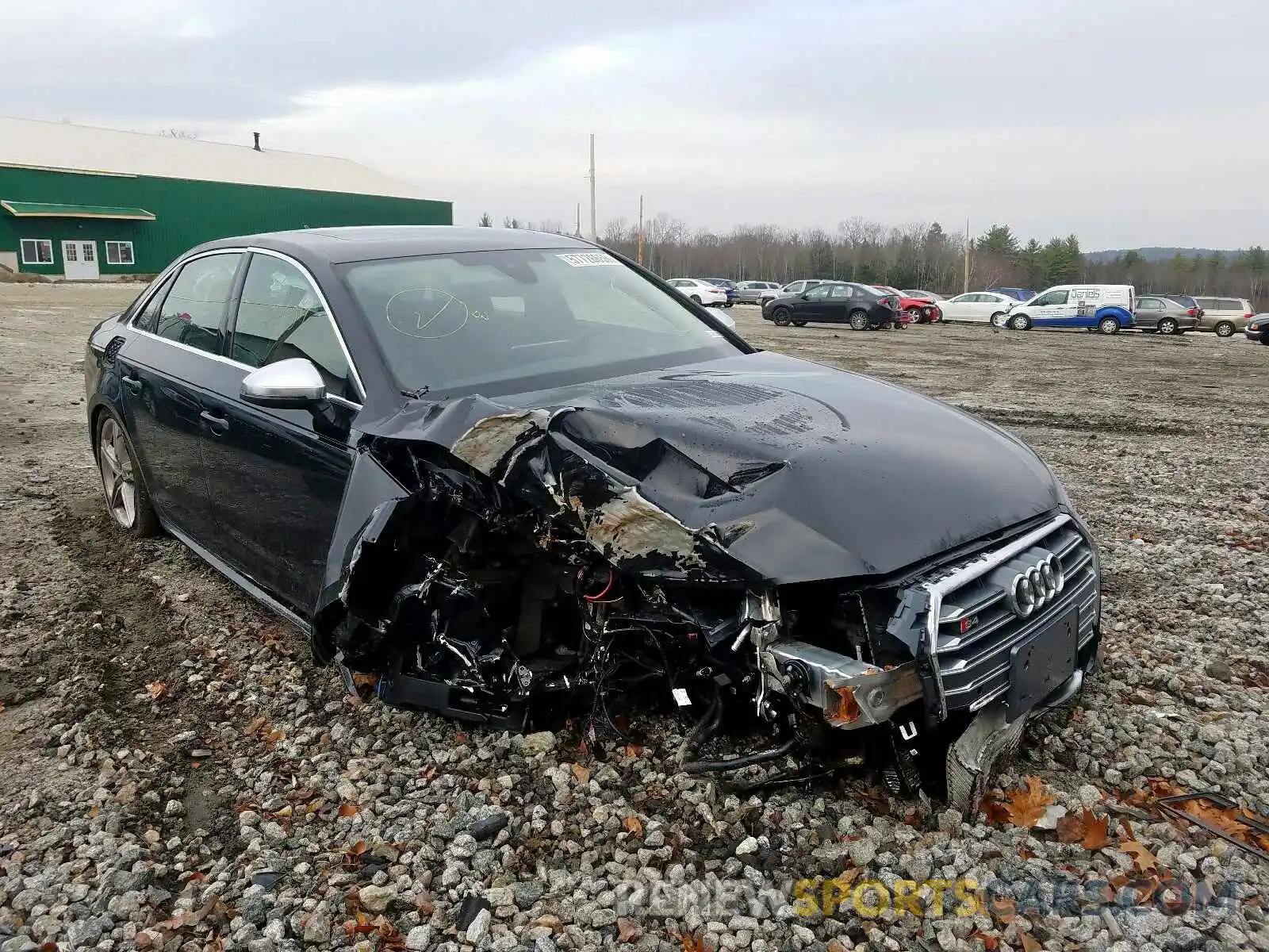 1 Photograph of a damaged car WAUB4AF4XKA097604 AUDI S4/RS4 2019