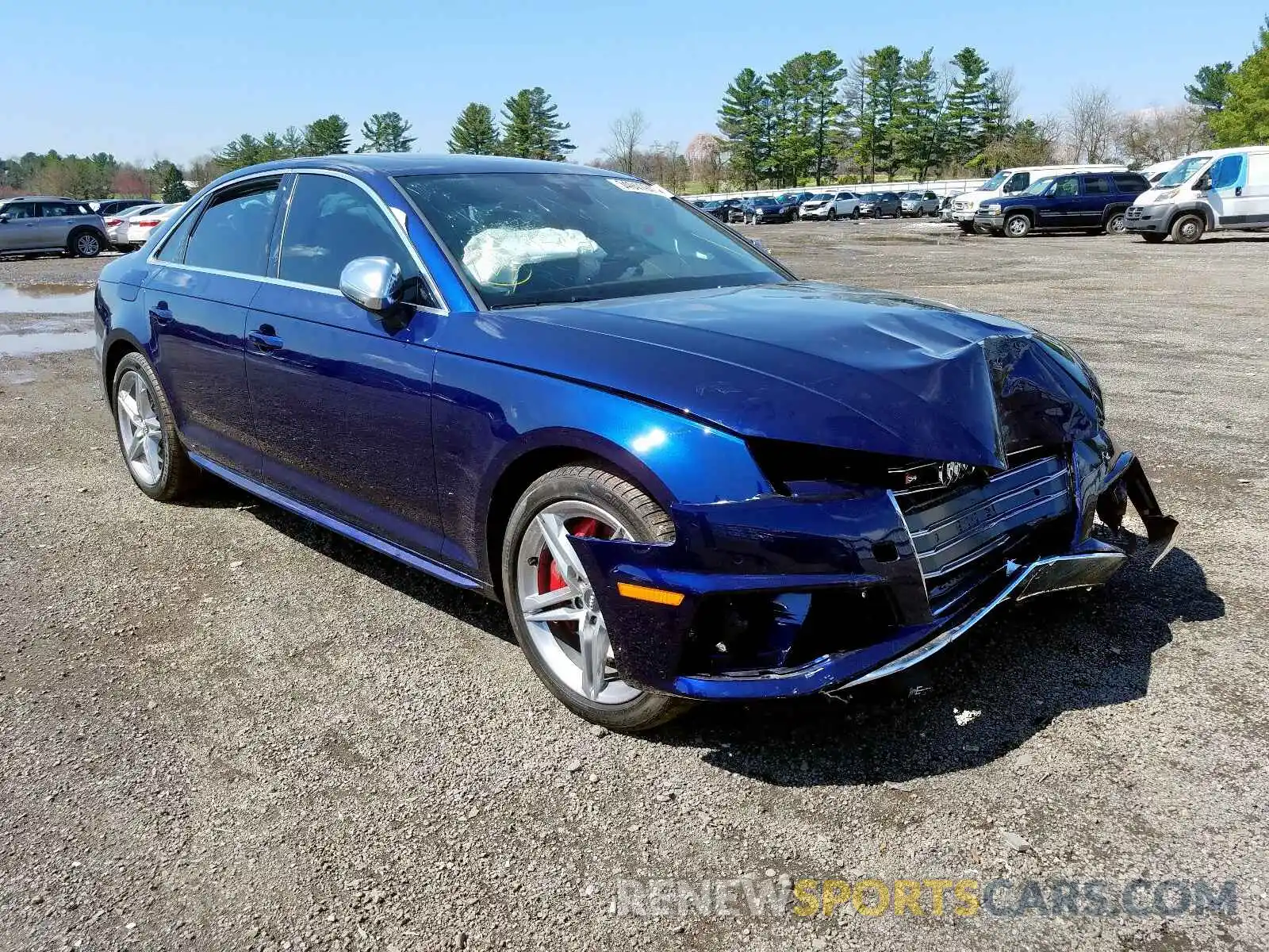 1 Photograph of a damaged car WAUB4AF4XKA107242 AUDI S4/RS4 2019