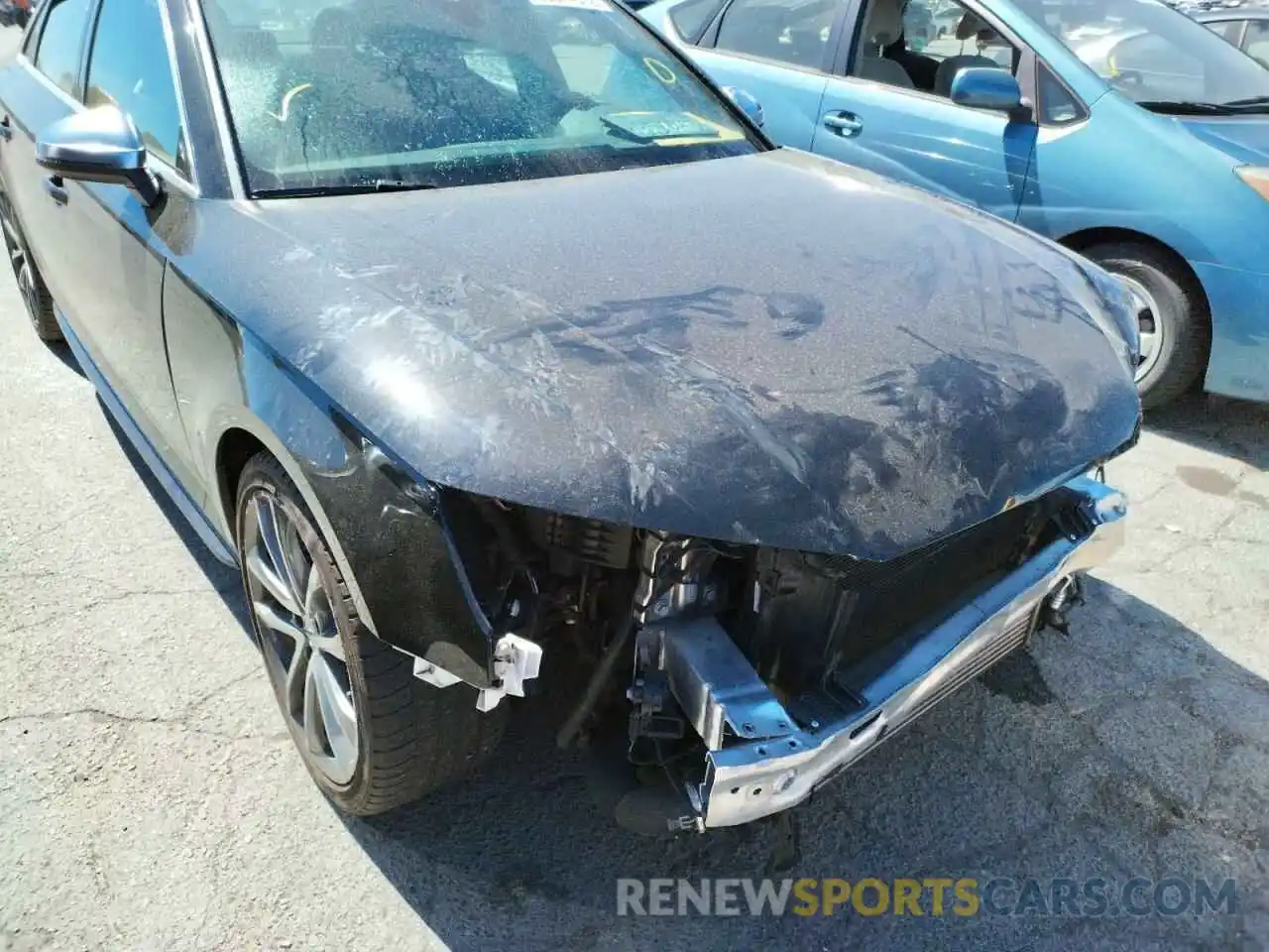 9 Photograph of a damaged car WAUC4AF40KA014556 AUDI S4/RS4 2019