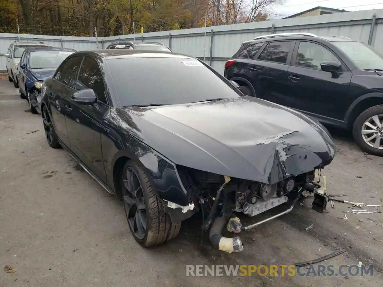 1 Photograph of a damaged car WAUC4AF41KA005607 AUDI S4/RS4 2019