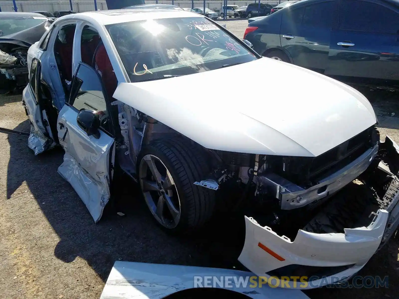 1 Photograph of a damaged car WAUC4AF44KA009618 AUDI S4/RS4 2019