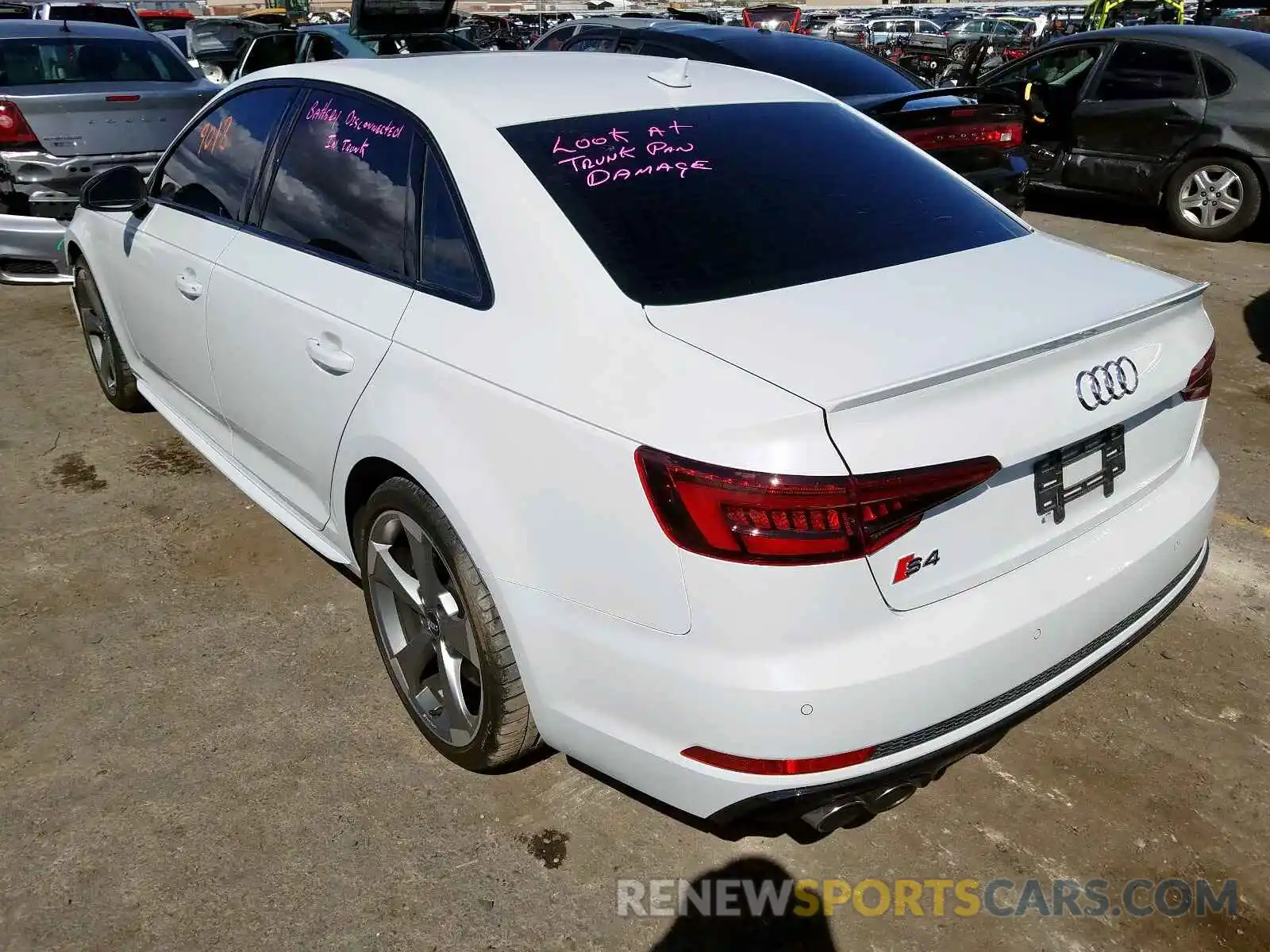 3 Photograph of a damaged car WAUC4AF44KA009618 AUDI S4/RS4 2019