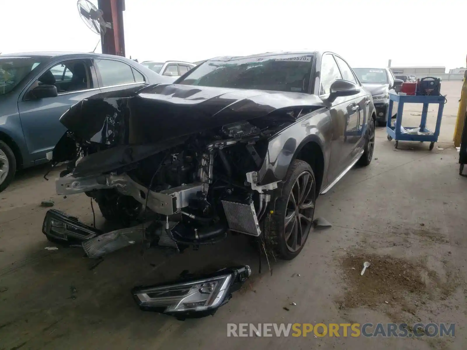 2 Фотография поврежденного автомобиля WAUC4AF46KA082523 AUDI S4/RS4 2019