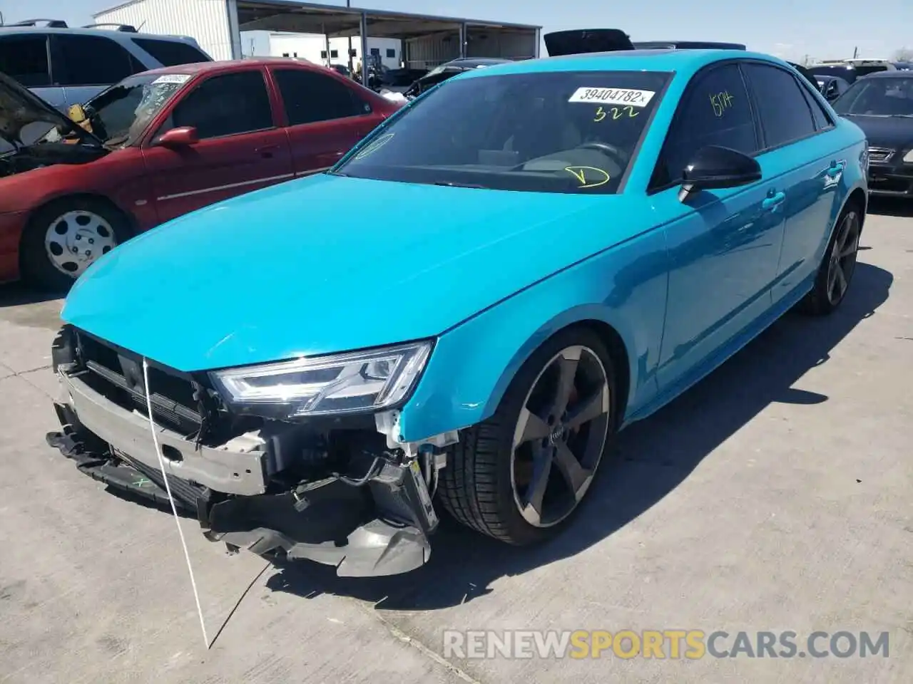 2 Photograph of a damaged car WAUC4AF48KA069255 AUDI S4/RS4 2019