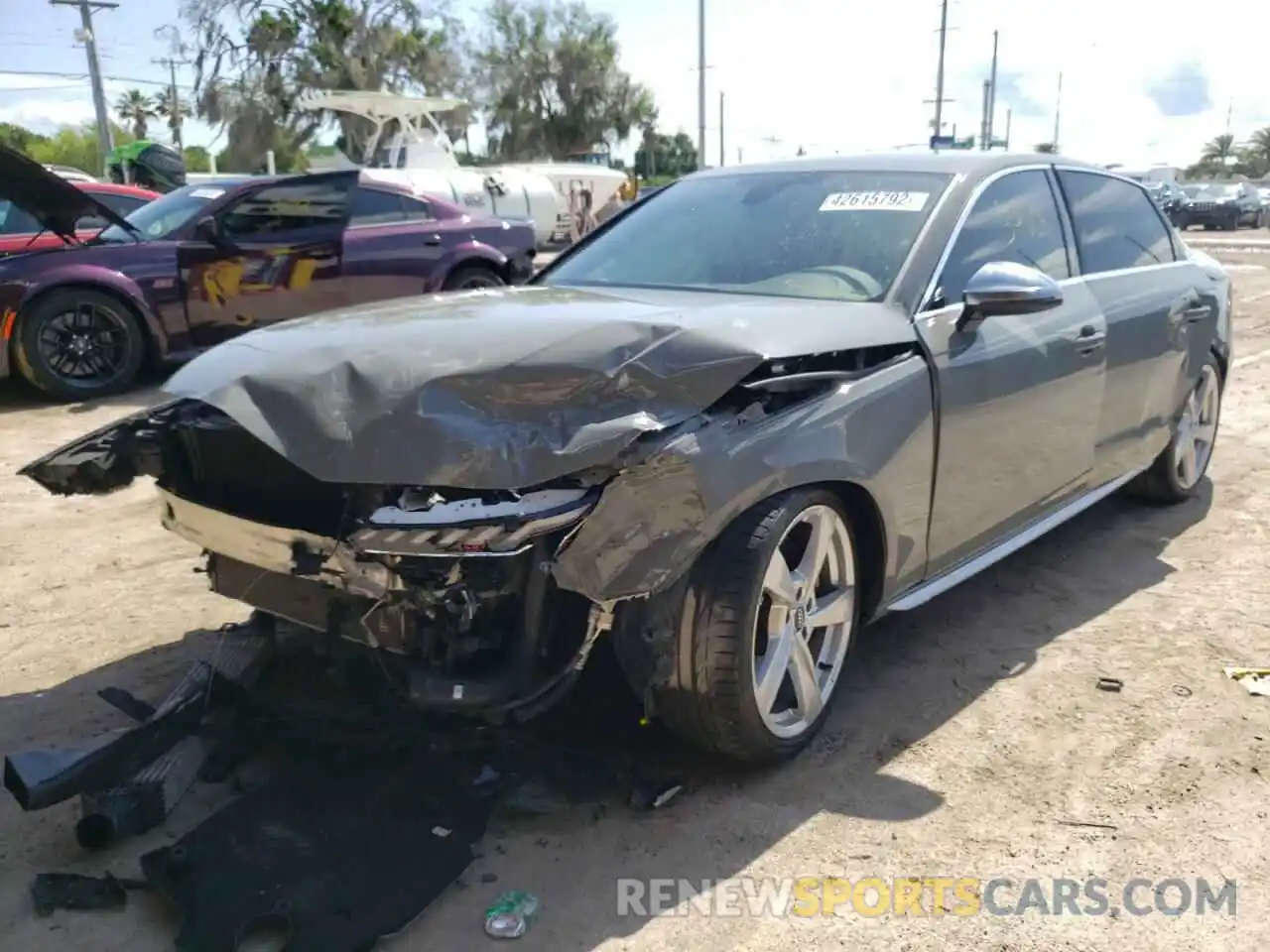 2 Photograph of a damaged car WAUA4AF49LA072898 AUDI S4/RS4 2020