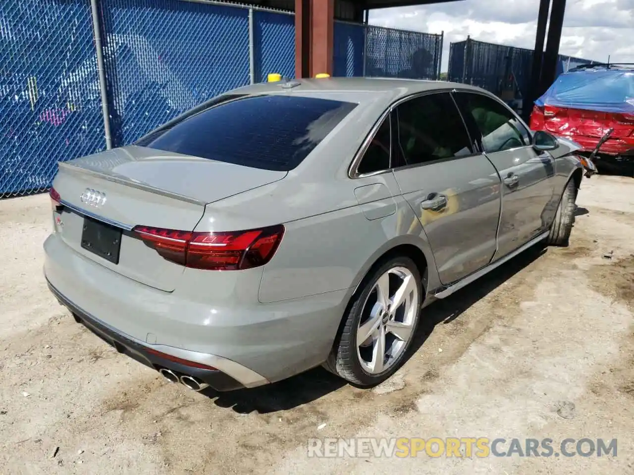 4 Фотография поврежденного автомобиля WAUA4AF49LA072898 AUDI S4/RS4 2020