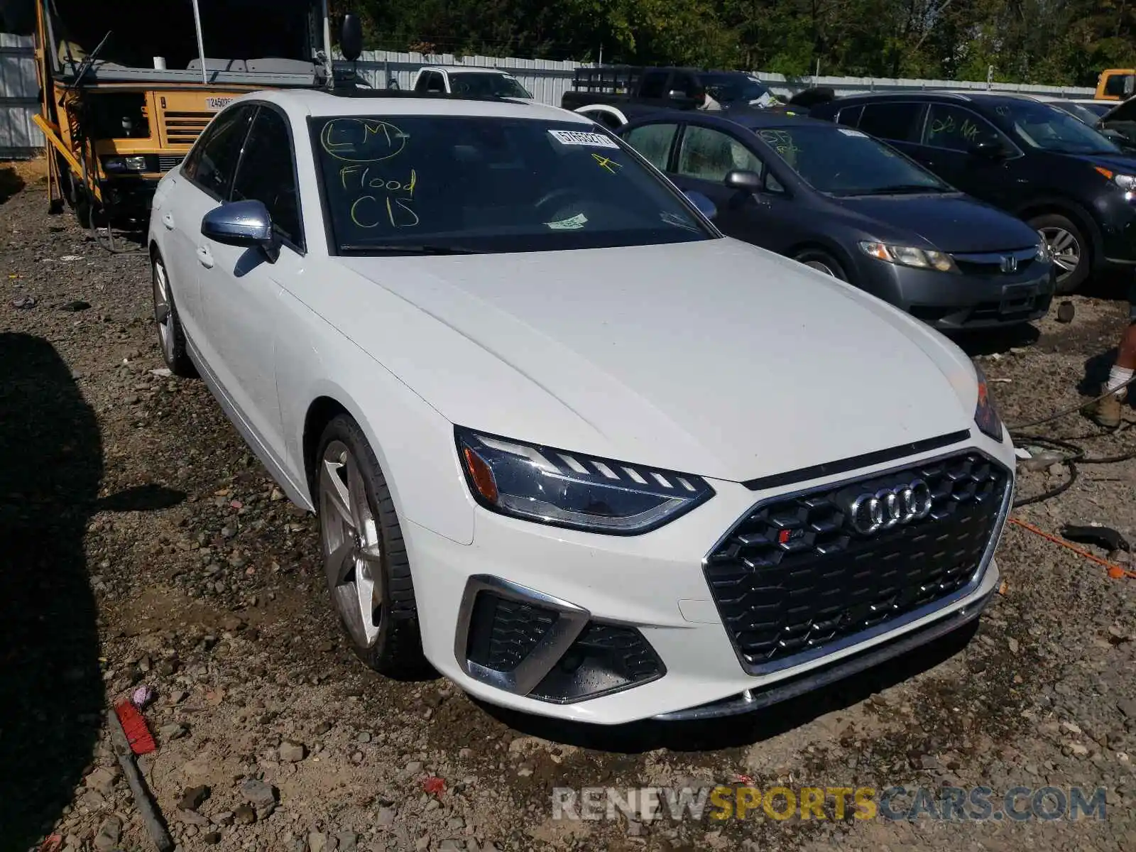 1 Photograph of a damaged car WAUB4AF45LA028062 AUDI S4/RS4 2020