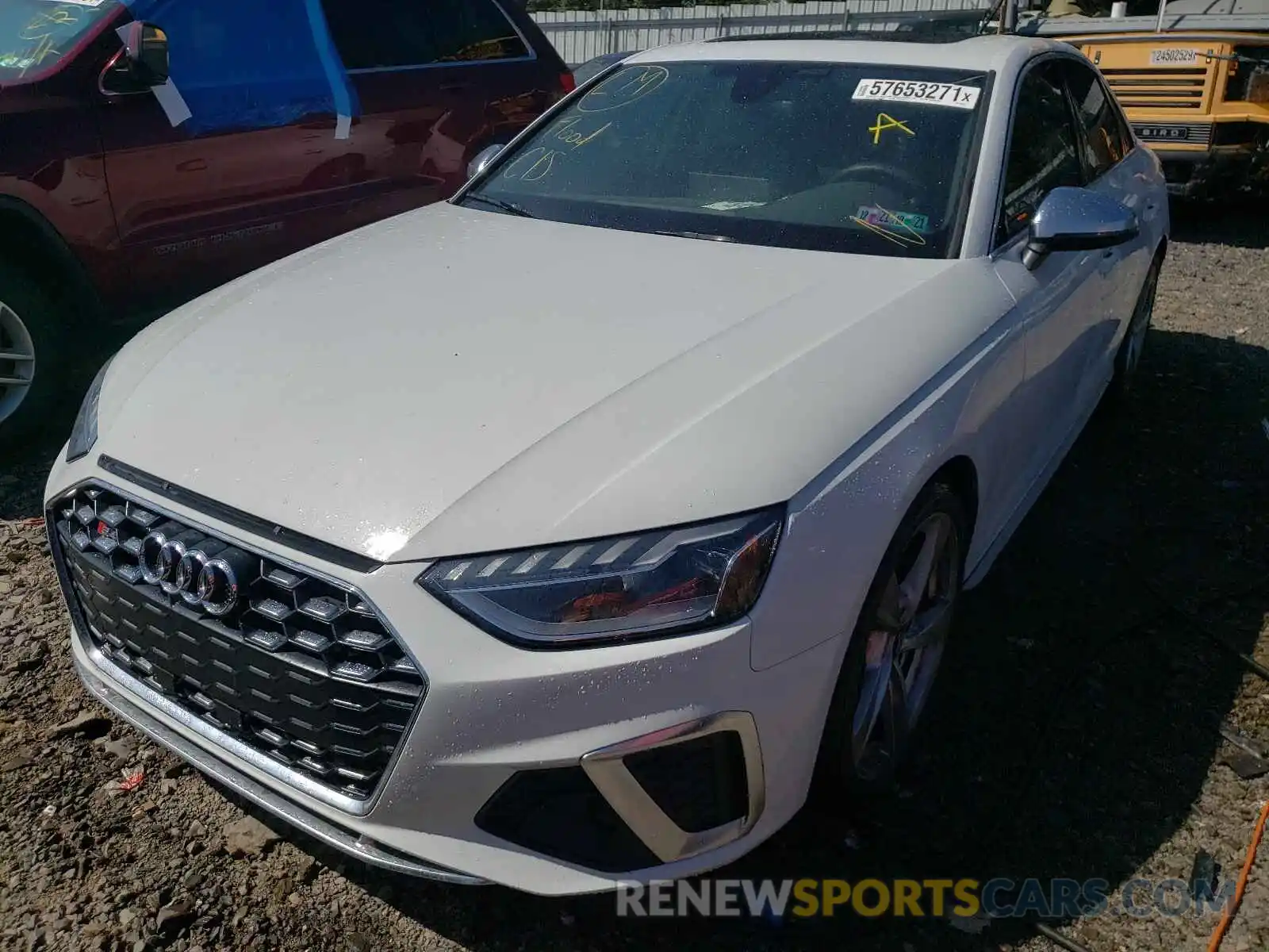 2 Photograph of a damaged car WAUB4AF45LA028062 AUDI S4/RS4 2020