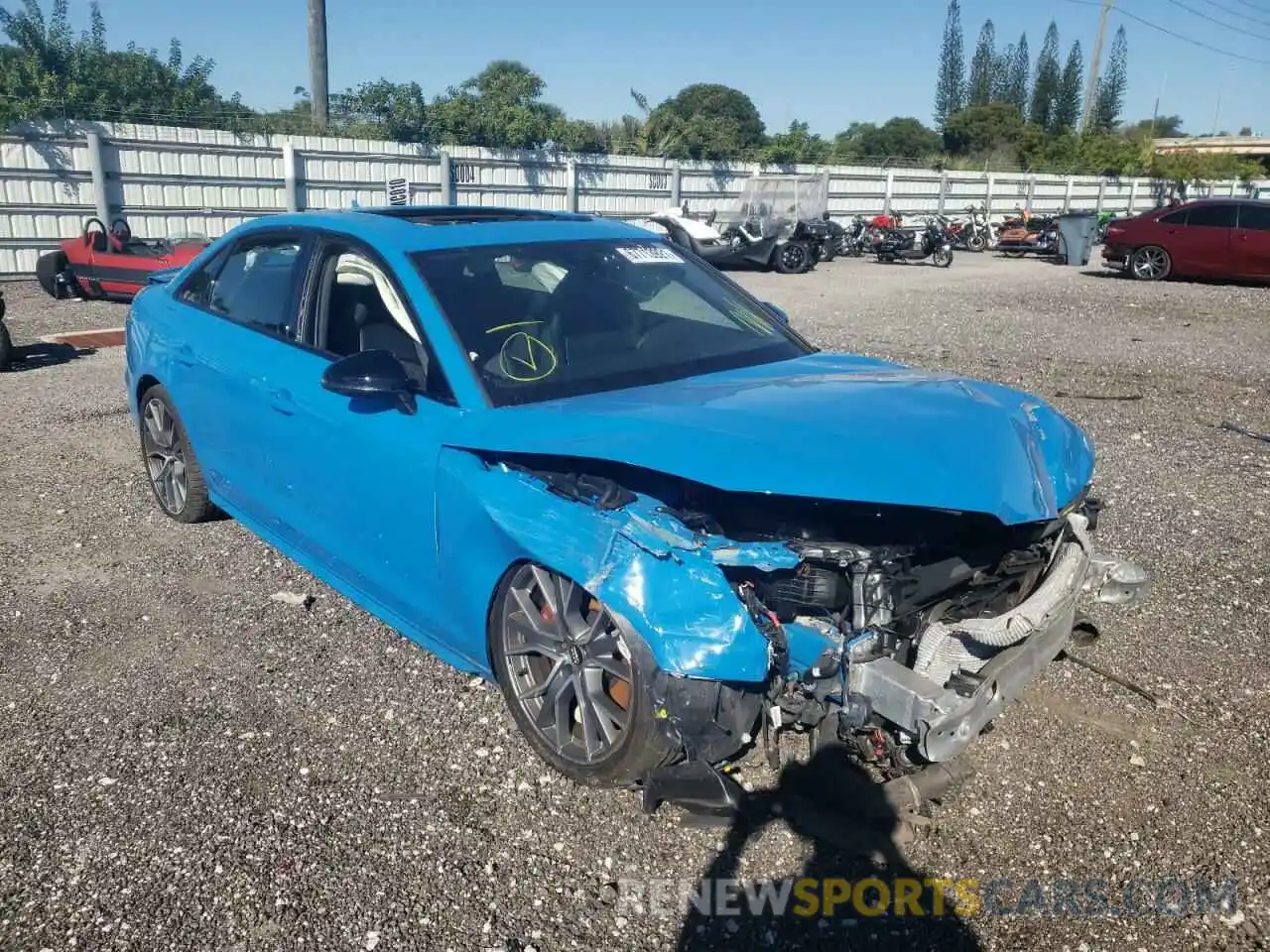 1 Photograph of a damaged car WAUB4AF45LA058839 AUDI S4/RS4 2020