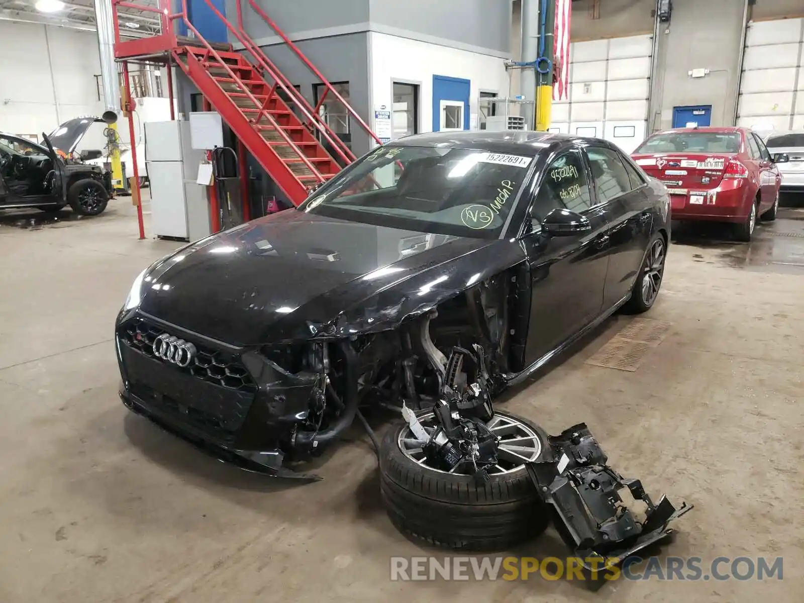 2 Photograph of a damaged car WAUB4AF46LA053374 AUDI S4/RS4 2020