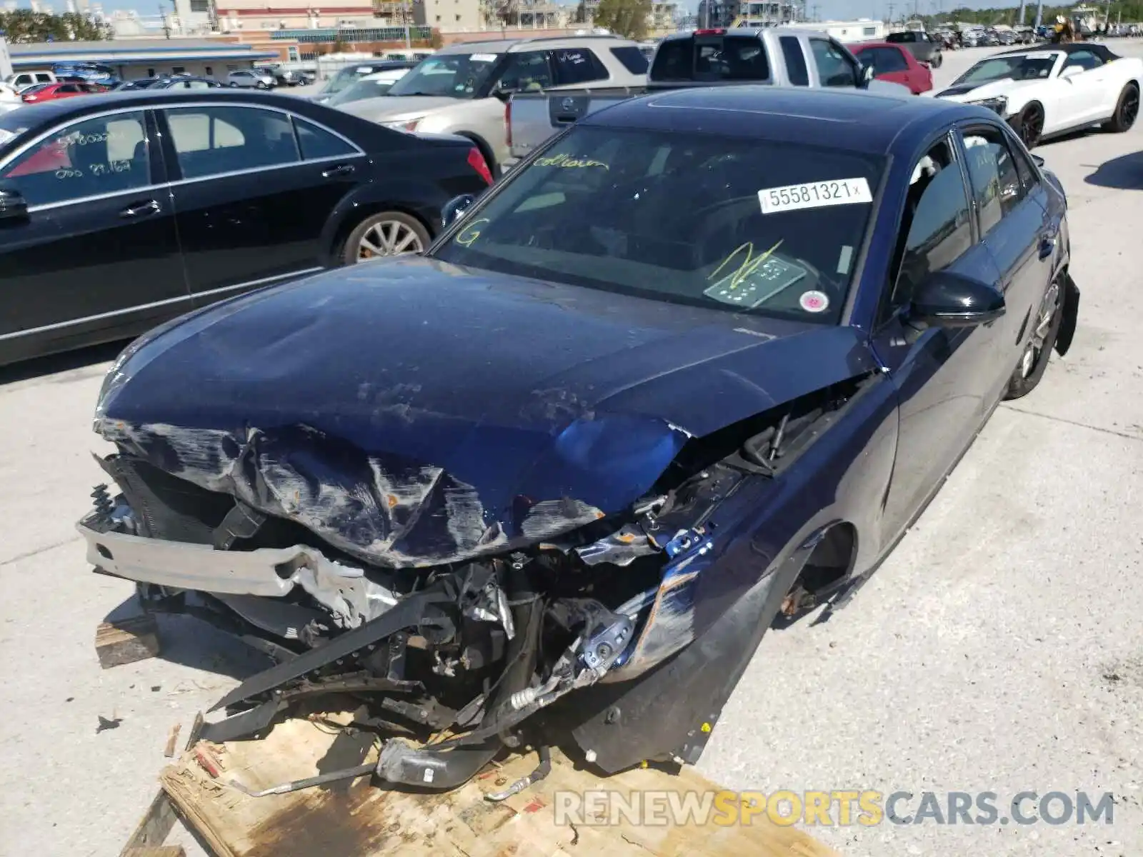 2 Photograph of a damaged car WAUB4AF49LA043728 AUDI S4/RS4 2020