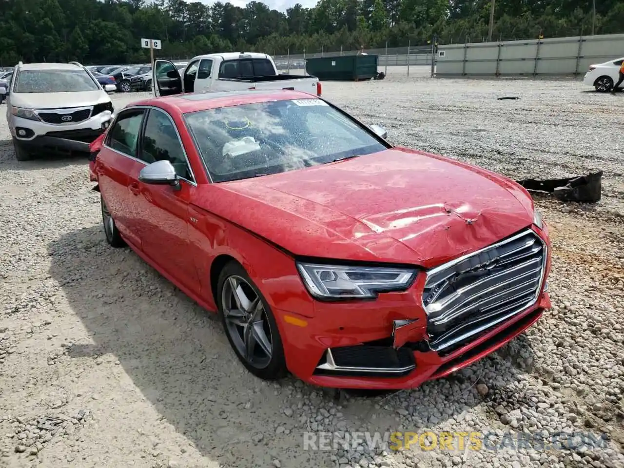 1 Photograph of a damaged car WAUB4AF4XJA130938 AUDI S4/RS4 2020