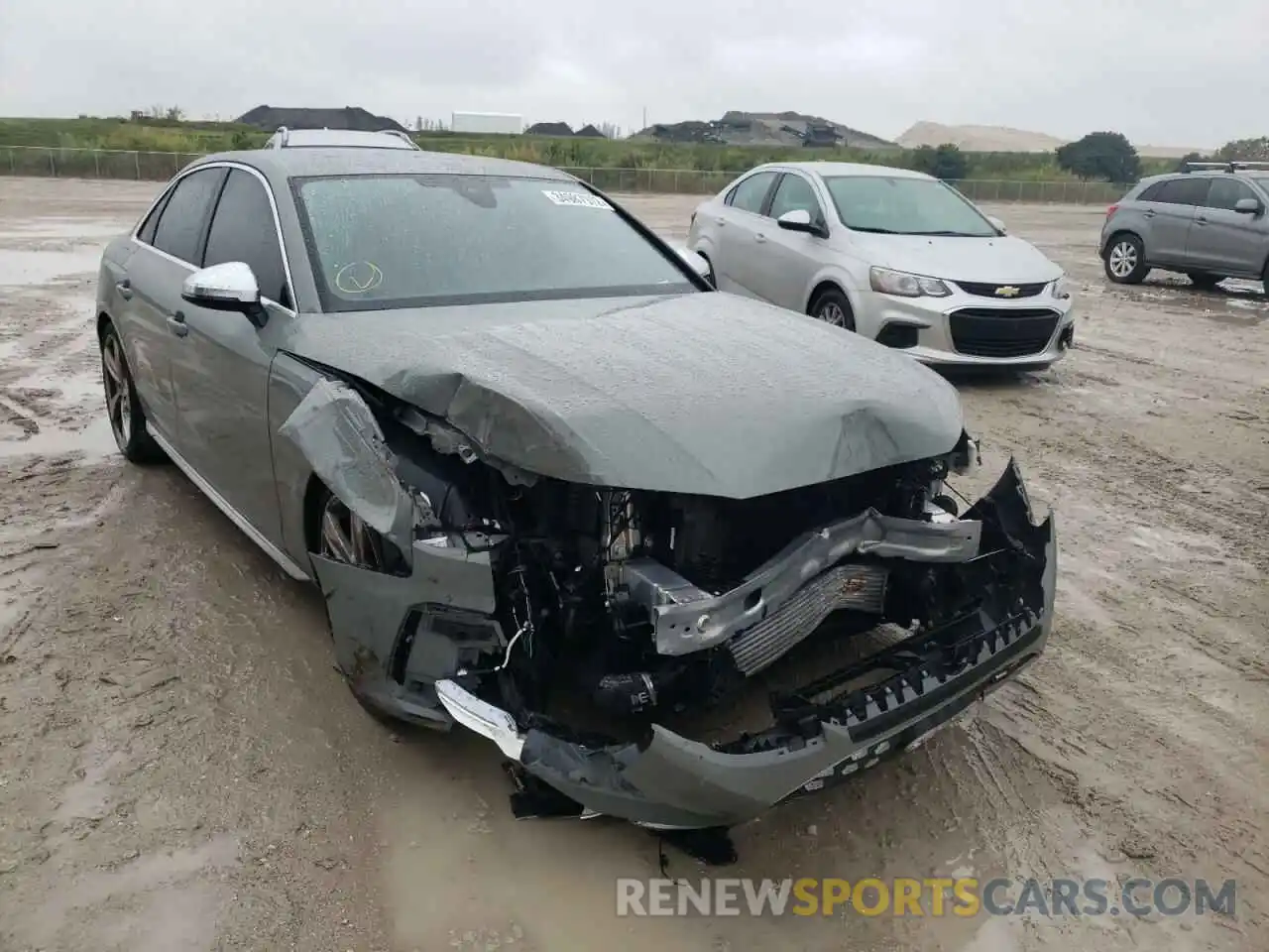 1 Photograph of a damaged car WAUA4AF47MA042039 AUDI S4/RS4 2021