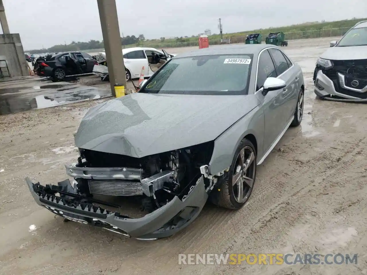 2 Photograph of a damaged car WAUA4AF47MA042039 AUDI S4/RS4 2021