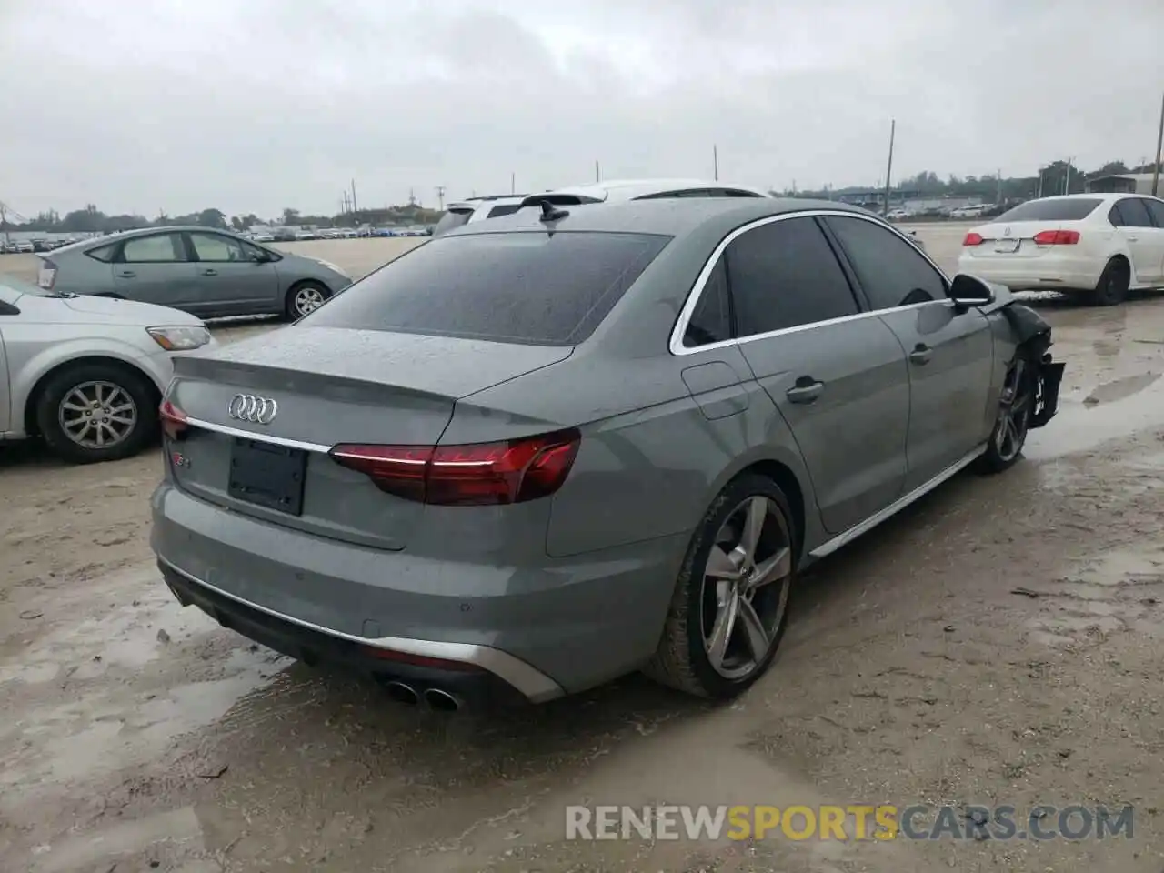 4 Фотография поврежденного автомобиля WAUA4AF47MA042039 AUDI S4/RS4 2021