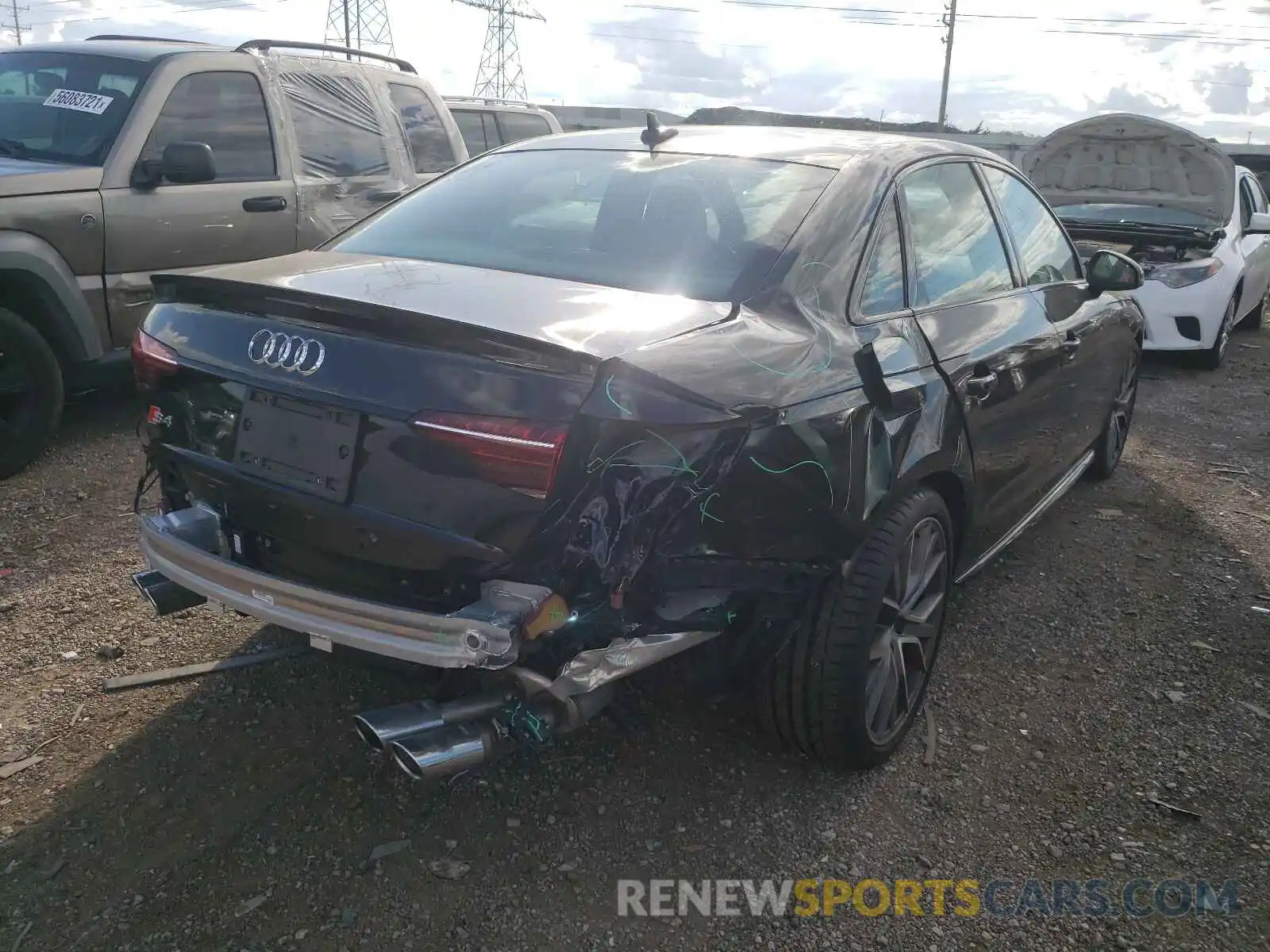 4 Photograph of a damaged car WAUB4AF40MA029444 AUDI S4/RS4 2021